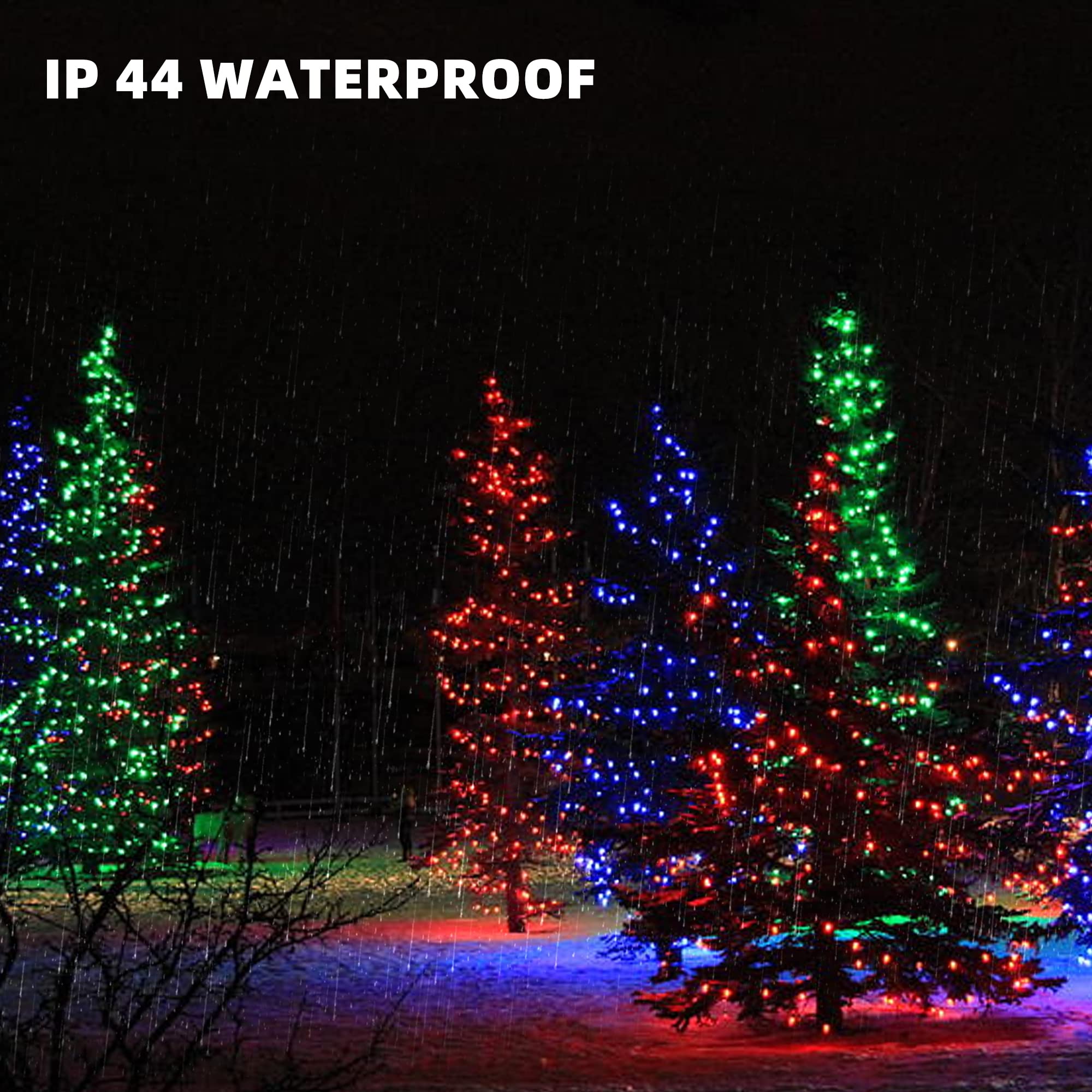 Dazzle Bright String Lights, 100 LED, 33FT Waterproof Connectable, Green, UL Certified for Indoor/Outdoor Use