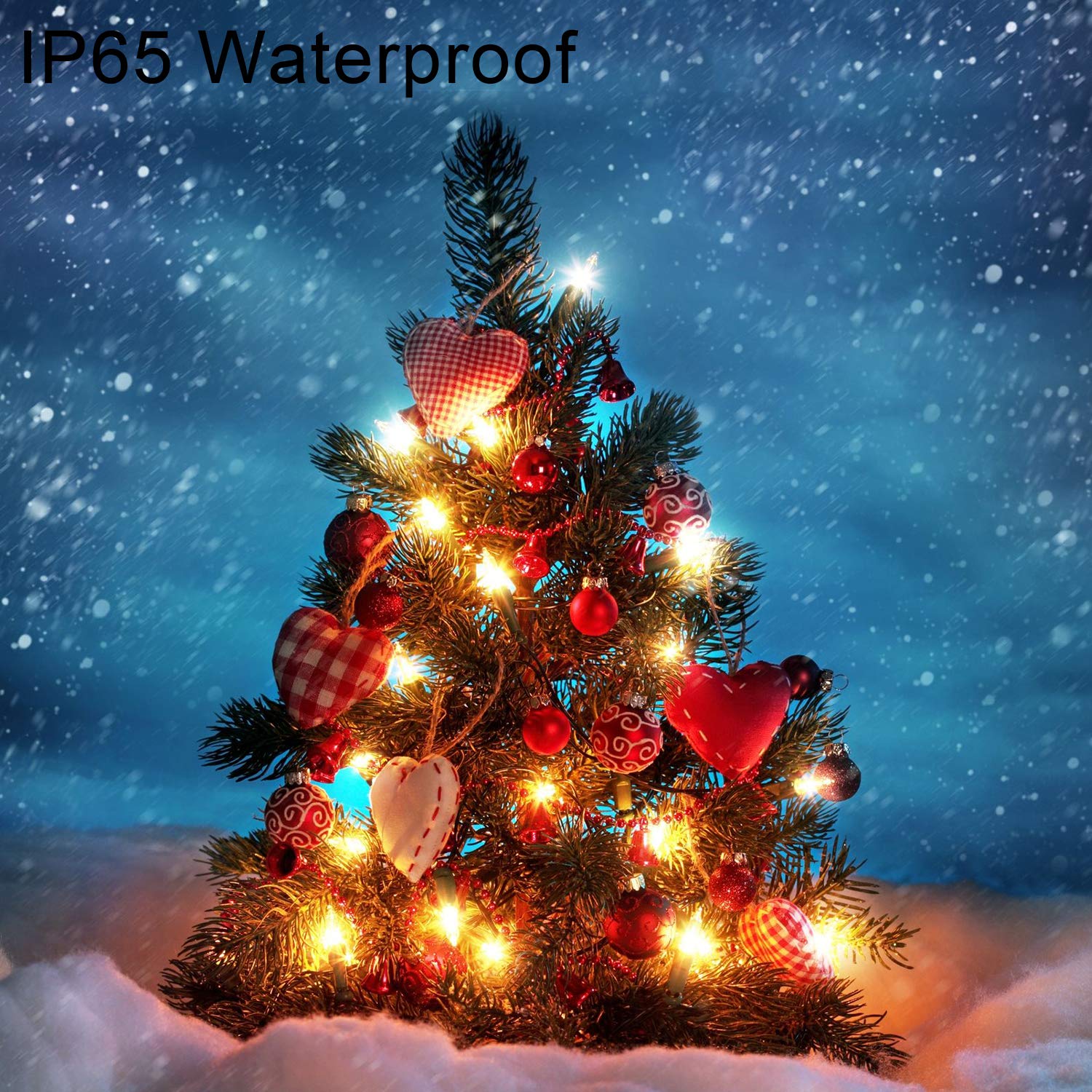 Koxly 2 Pack Battery Operated String Lights With Remote Timer Waterproof 8 Modes 16.4Ft 50 Led String Lights For Bedroom,Garden,