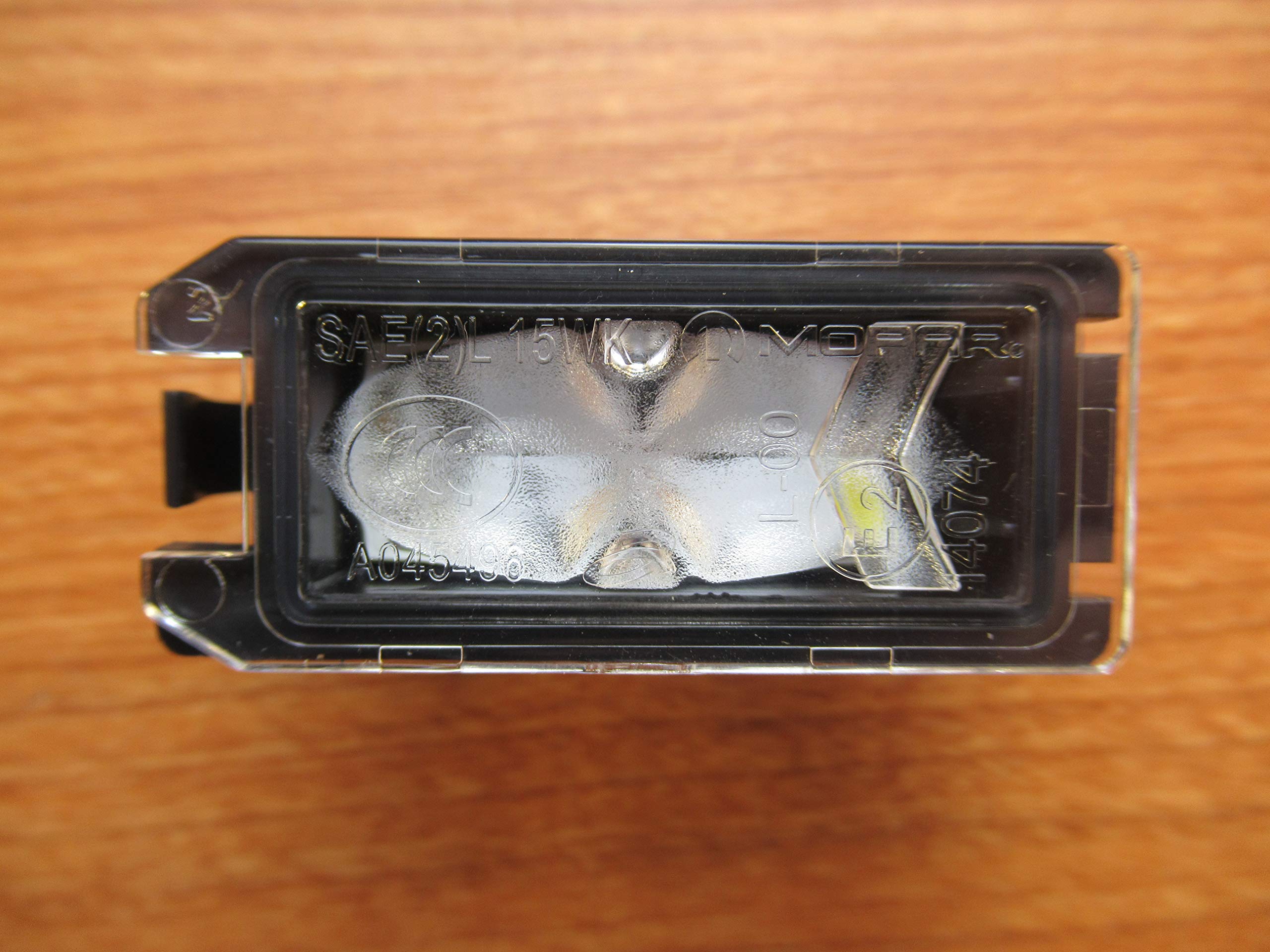 Mopar Fiat 500 Right License Plate Lamp Oem
