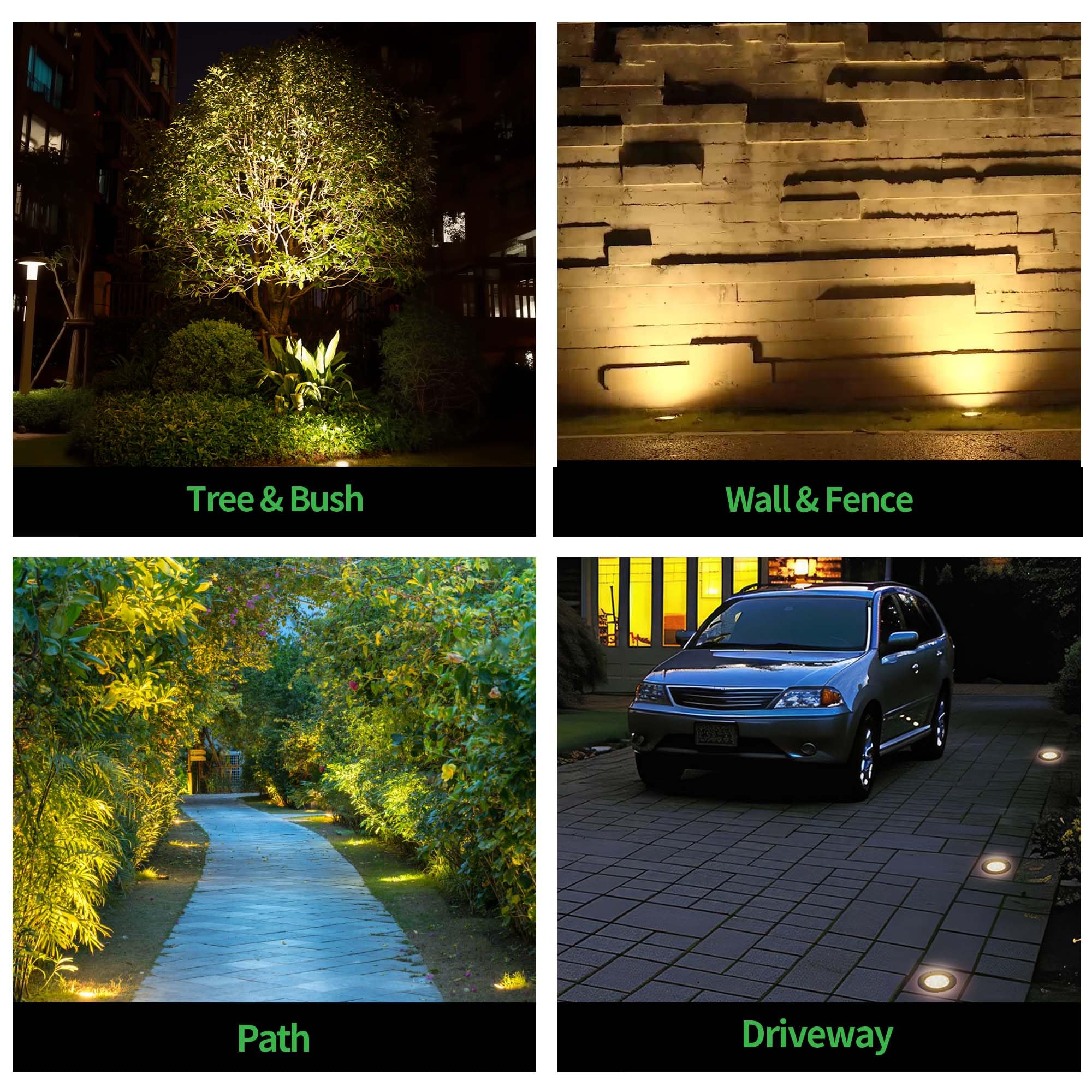 Varmtalys Landscape Well Light, Led Low Voltage In Ground Lights, Ip67 Waterproof 12V Outdoor, Bright 6W 580Lm Aluminum Orb For