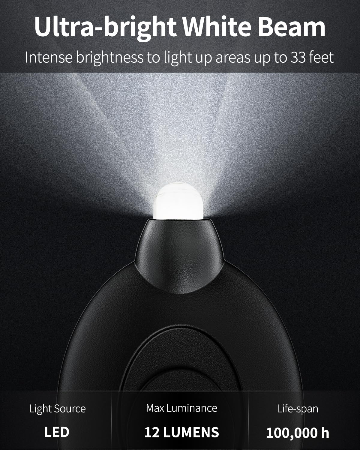 Uniclife Mini Keychain Flashlights & Marker Pens, 12 Lumen Led Torches For Nurses & Doctors, 12 Pcs