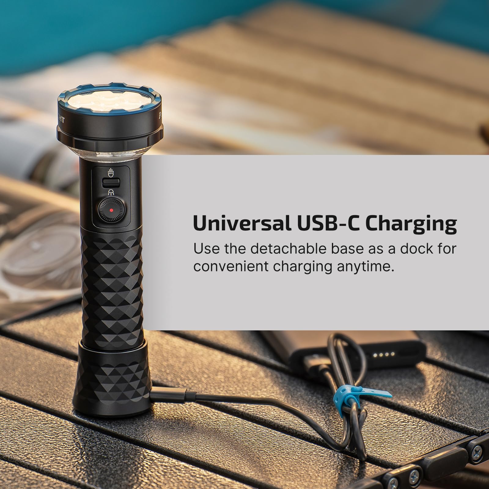 OLIGHT Prowess Flashlight, 5000 Lumens, Rechargeable USB-C, Aluminum, Black, Model O-PROWESS-300000