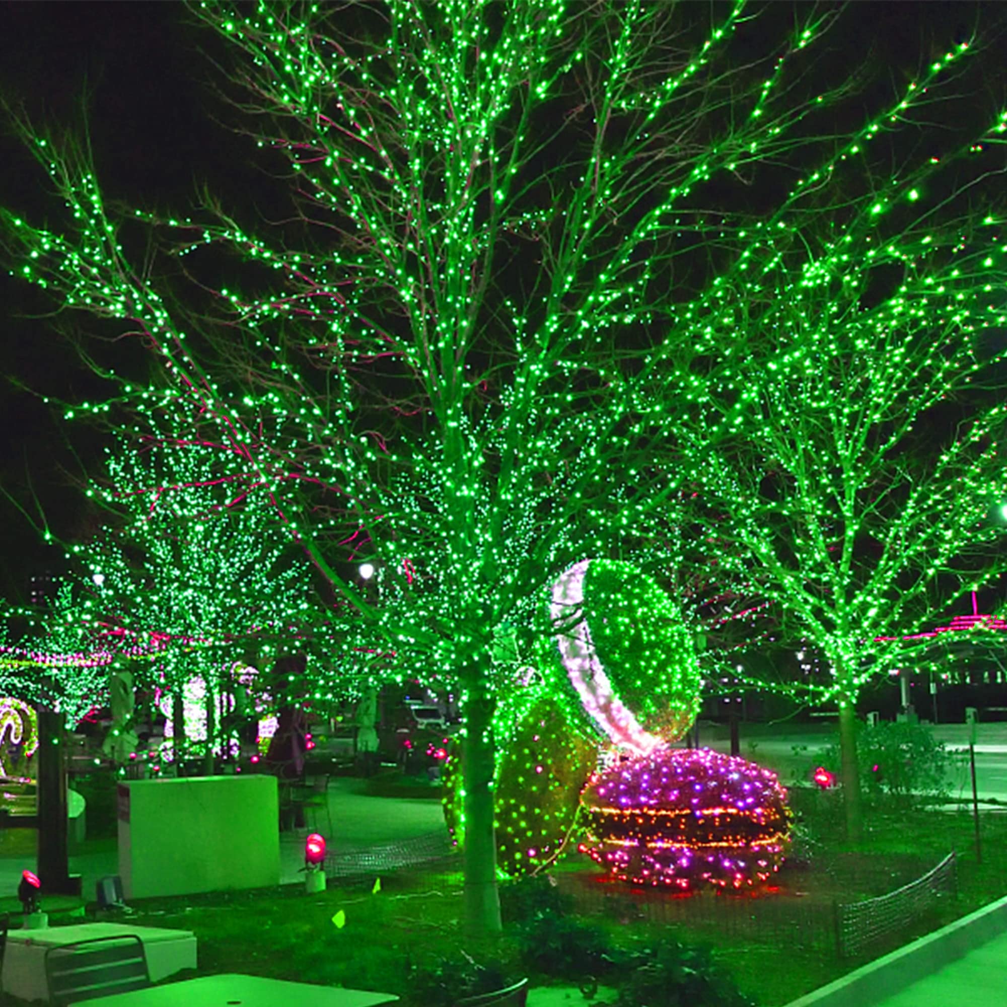 300 Led St Patricks Day Lights, 98.5Ft Christmas String Lights With 8 Lighting Modes, Waterproof & Connectable Mini Lights, Plug