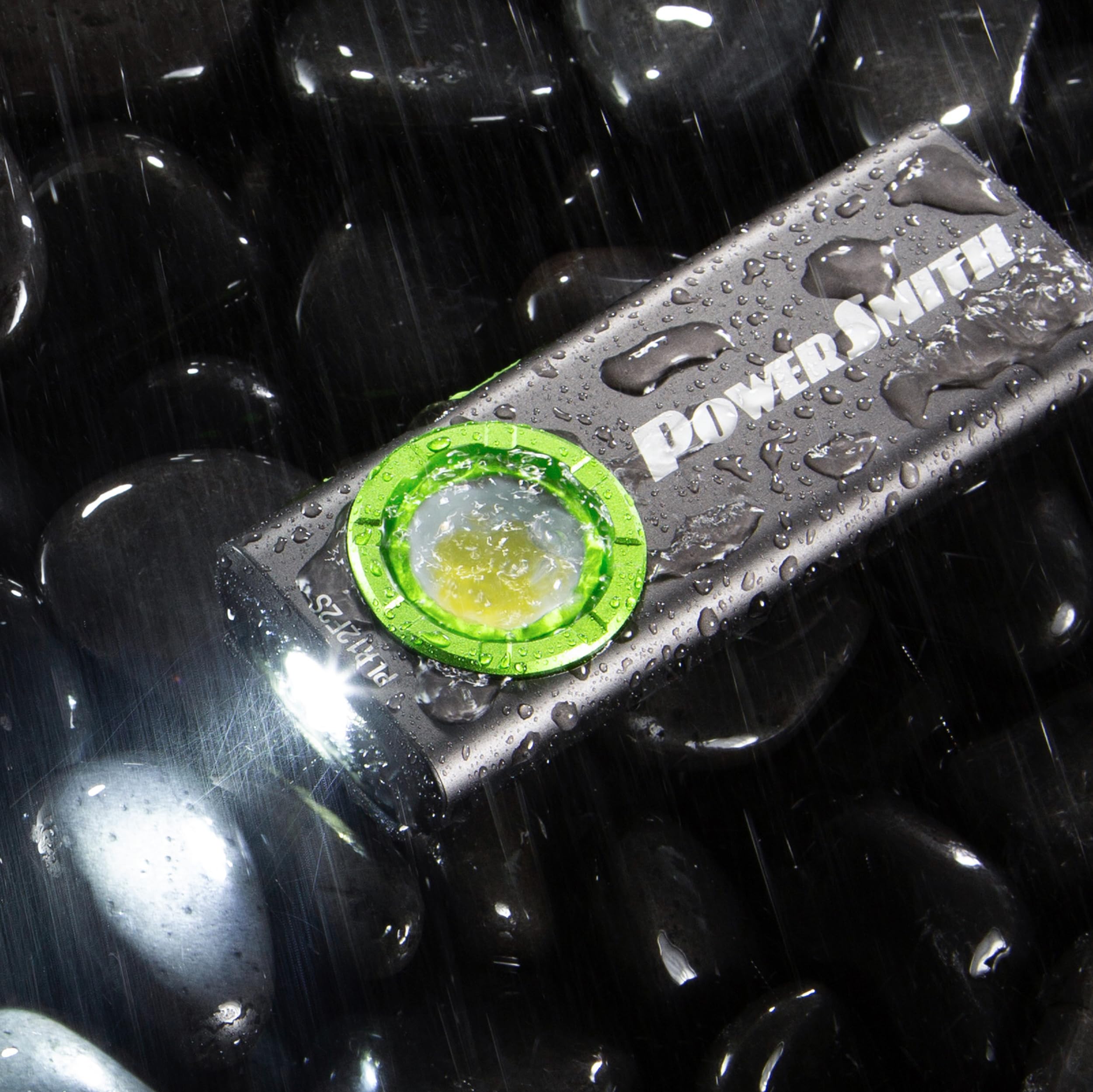 Powersmith Rechargeable Work Light, Power Bank 1200 Lumen Slim Flat Flashlight With Metal Housing, Magnetic Pocket Clip, Usb-C C