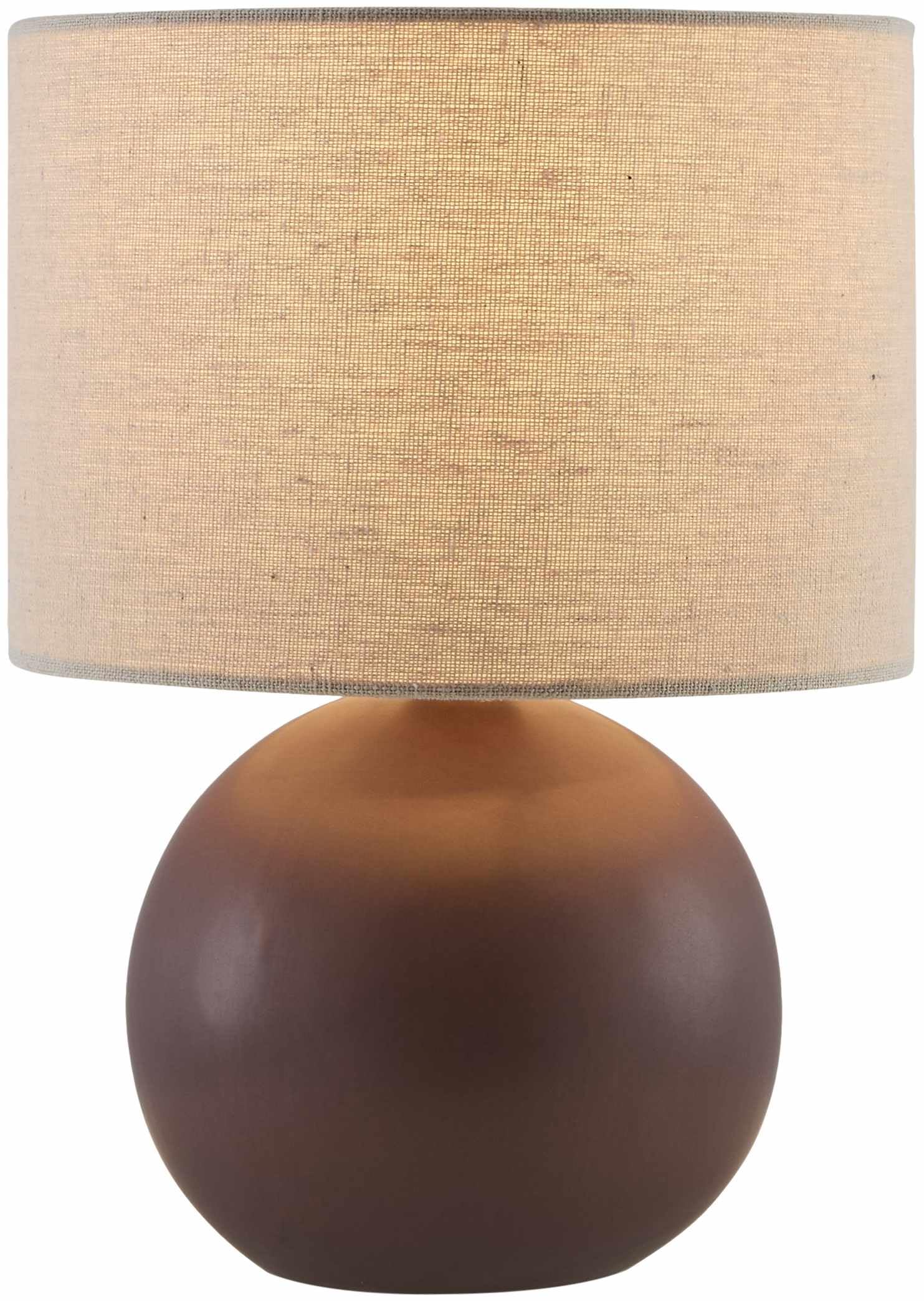 BoutiqueRugs Brennberg Contemporary Geometric Ceramic Bedside Table Lamp for Bedroom Nightstand - Modern End Side Lighting for L