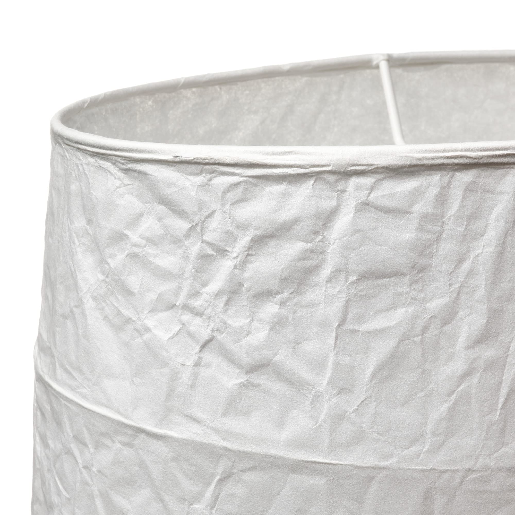IKEA Vickleby Handmade Rice Paper Shade Floor Lamp, 54 in., White, Model 404.844.87