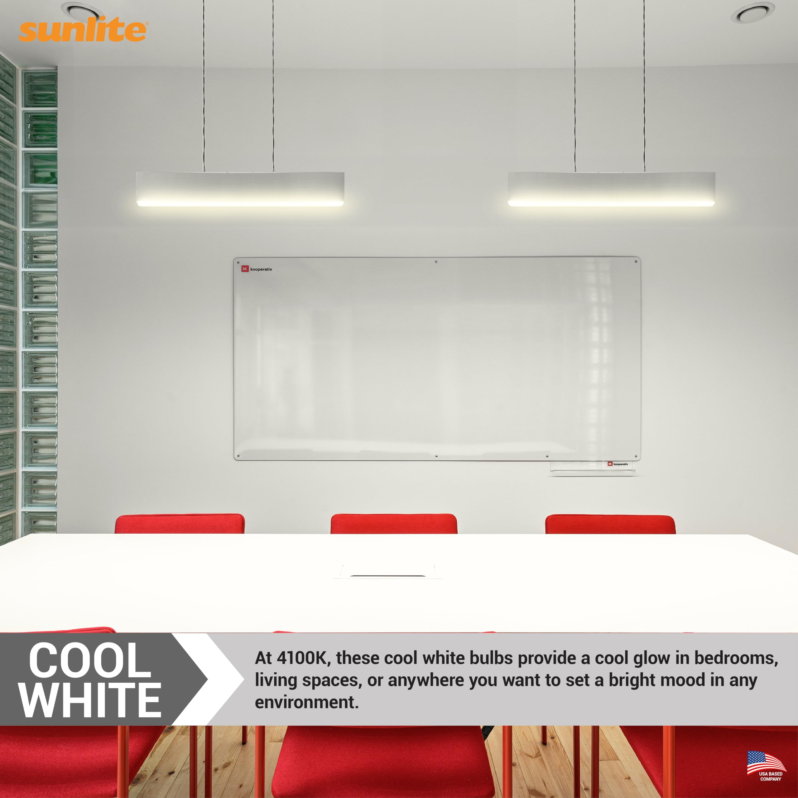 Sunlite T5 Linear Fluorescent Lamp, 12-Inch, 8W, 350 Lumens, 4100K Cool White, Mini G5 Bi-Pin Base, 10