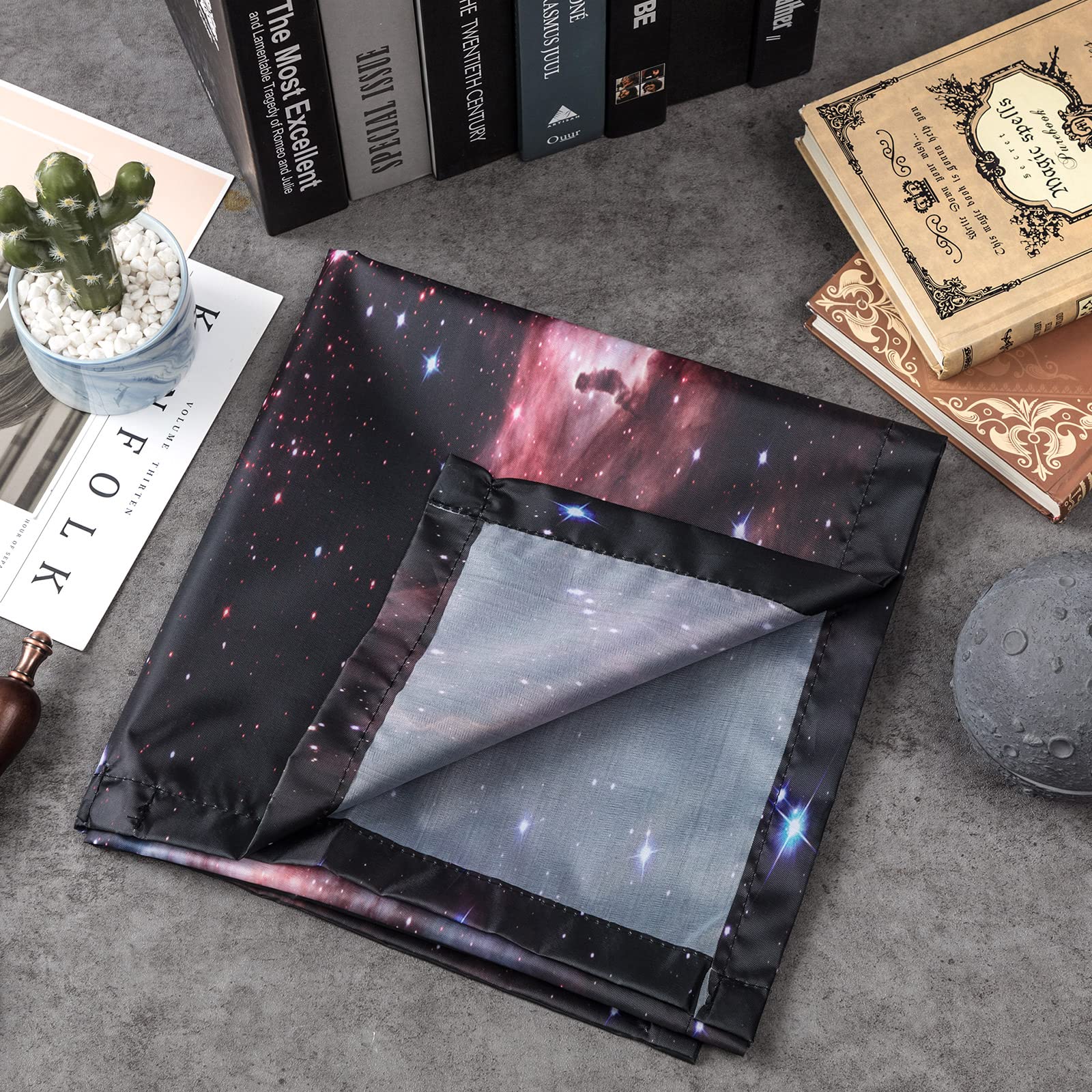 Patelai Fluorescent Light Cover with 10 Magnets, 4 x 2 Feet, Blue with White Stars, Model PT-Patelai-3149