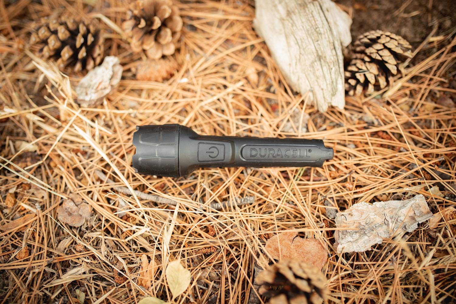 Infinity X1 80 Lumen Heavy Duty Rubber Flashlight - Rubberized Construction, Comfort Grip, Includes 2-AAA Batteries, Black