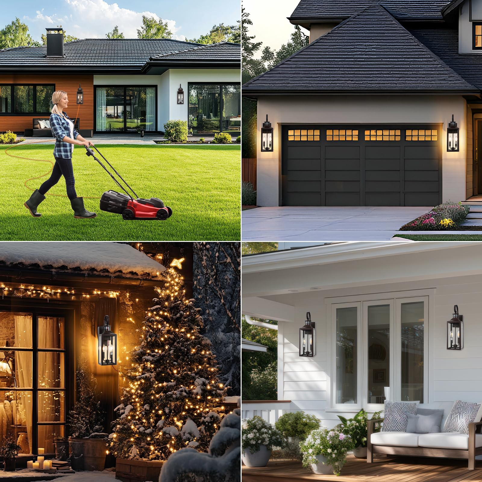 Porch Lights With Gfci Outlet  20 Brown Dusk To Dawn Motion Sensor Outdoor Lights  Exterior Lighting Fixtures With Gfci Outlet Built-In  Waterproof Bronze Outdoor Wall Sconce For House Patio