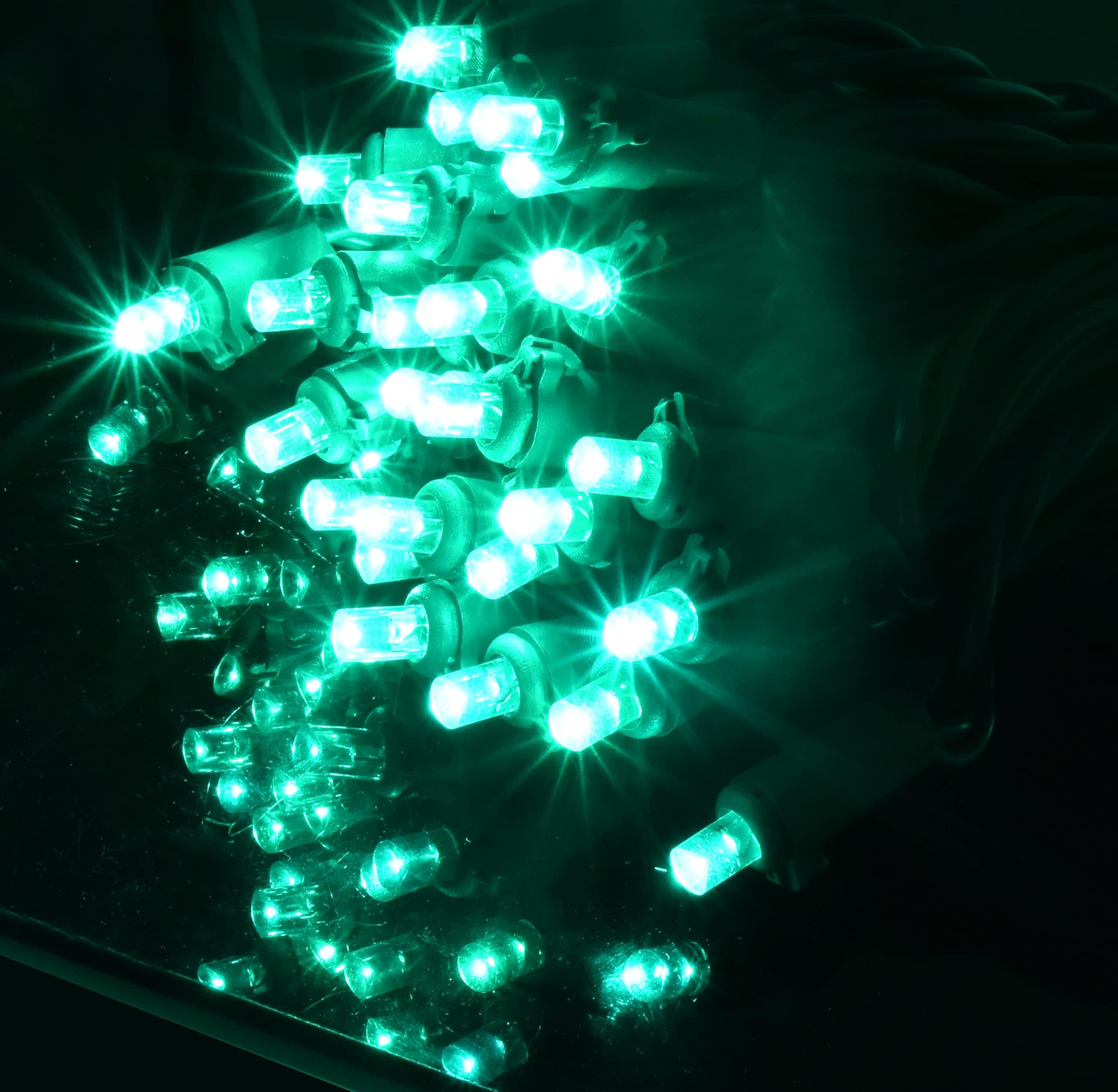 Holiday Essence Mini Led Green St. Patrick? Lights Set, 60 5Mm Wide Angle Christmas String Lights Green Wire, Indoor Outdoor D?O