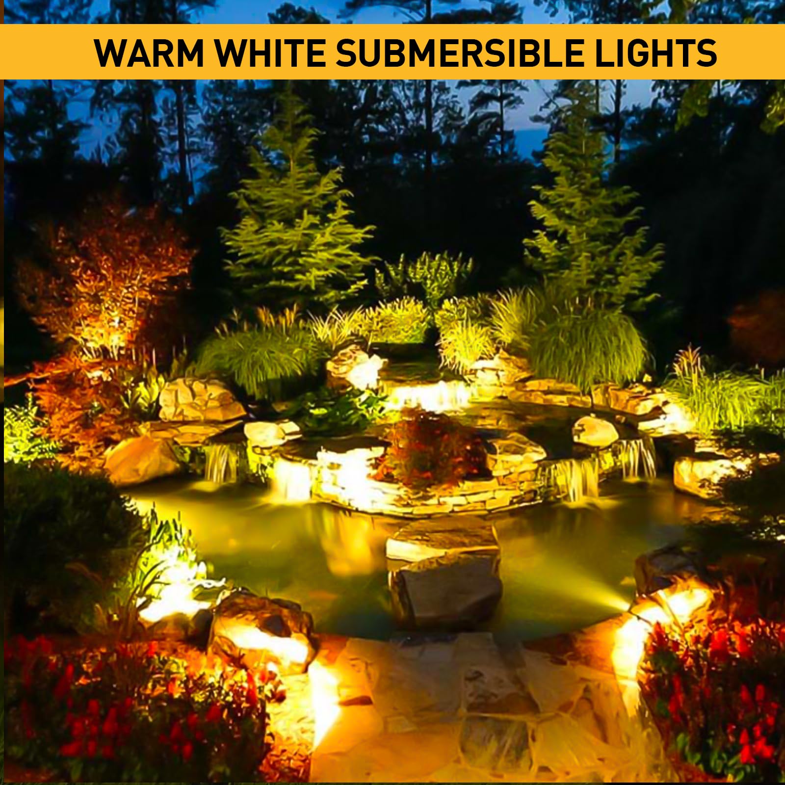 Malibu LED Pond Light 5.4W 12V AC Submersible Waterproof Black Model 8401-3501