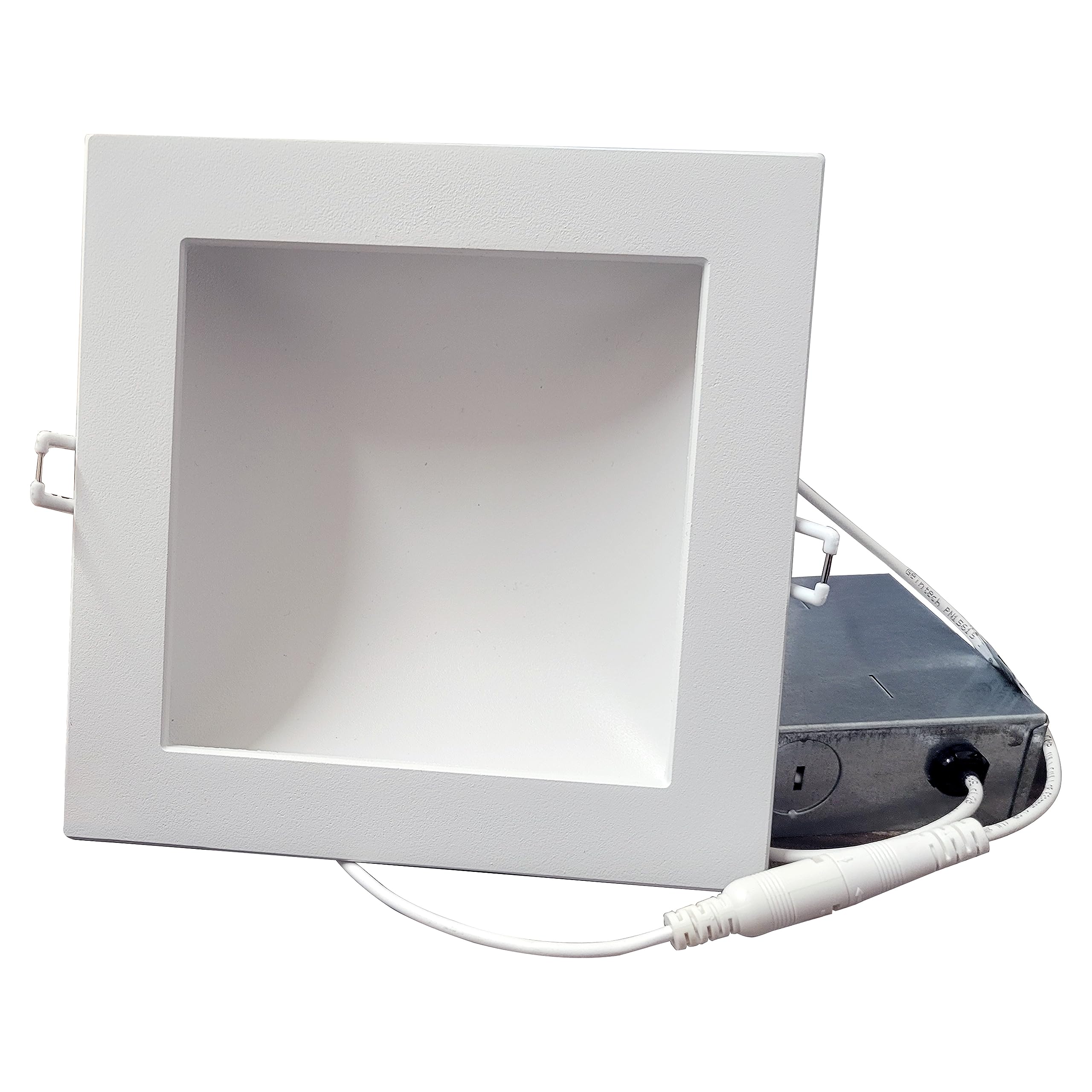 Sunlite 82070-SU LED 6-Inch Square Indirect Slim Downlight Recessed Fixture, 12 Watts (65W Equivalent), 650 Lumens, Dimmable, ET