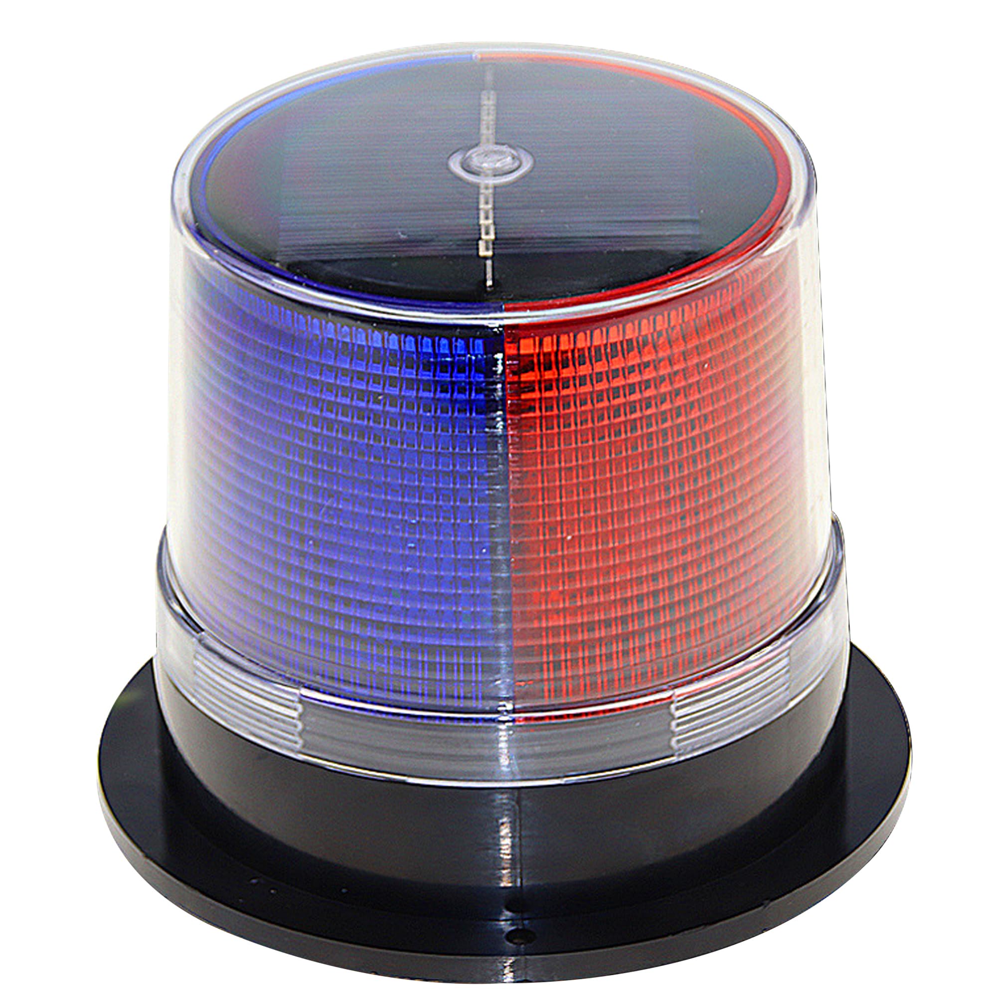 RISOON Solar Strobe Light, Waterproof with Strong Magnetic Base, Red+Blue, Model AL