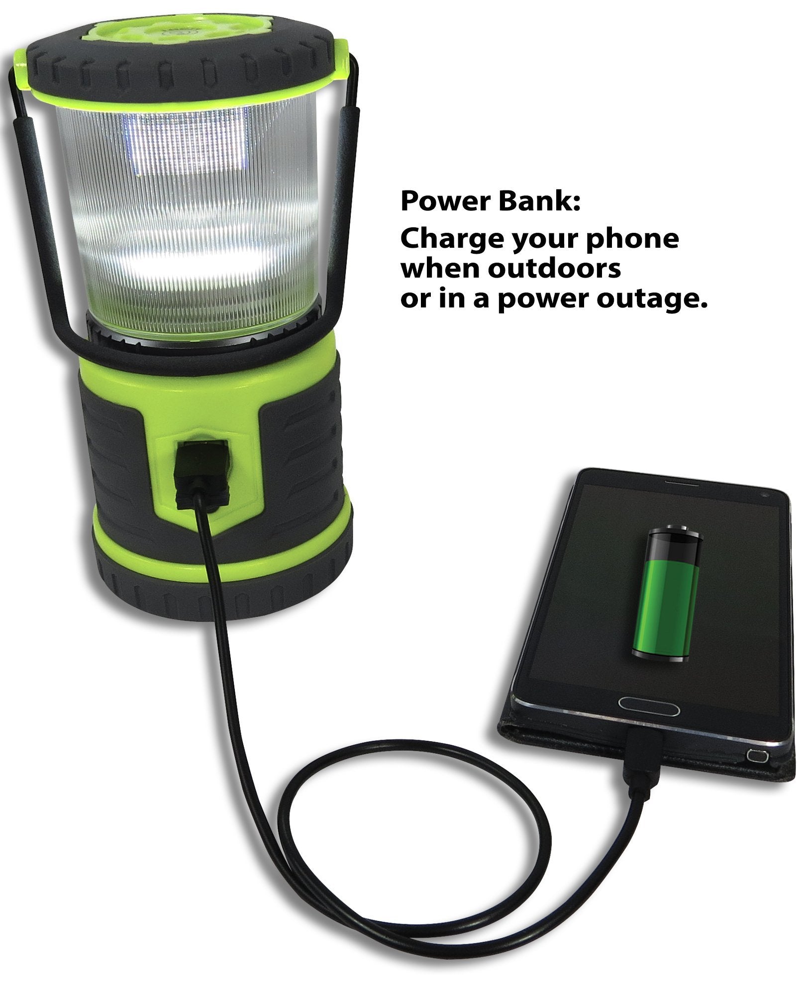 Tough Light USB Rechargeable Camping Lantern, 400 Lumens, 6000mAh Power Bank, Pink, Model 400LR, 200 Hour, 6 Modes