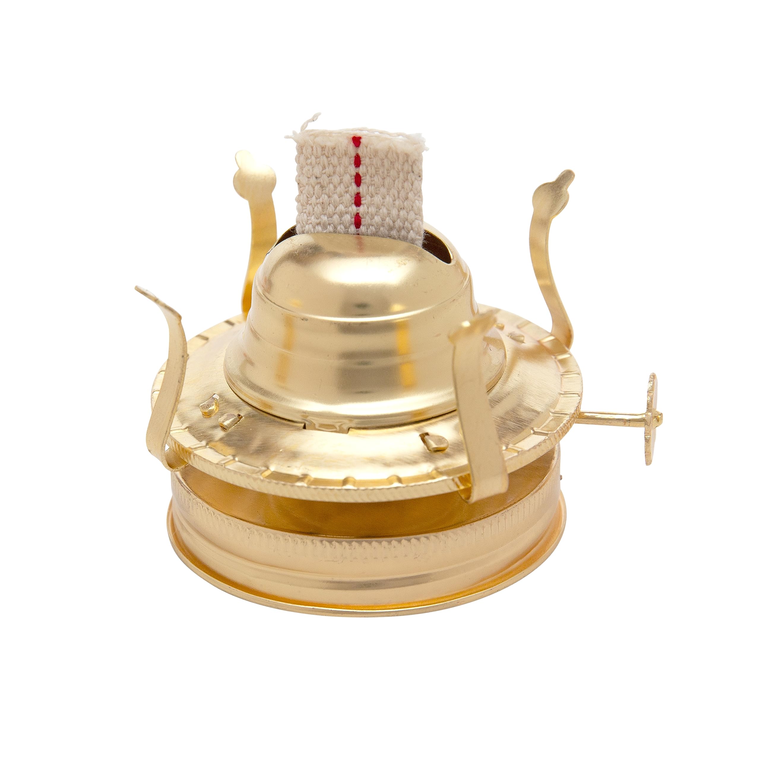 Creative Hobbies Brass Plated Oil Burner for Mason Jars - Turn Any Mason Jar into a Vintage Lamp