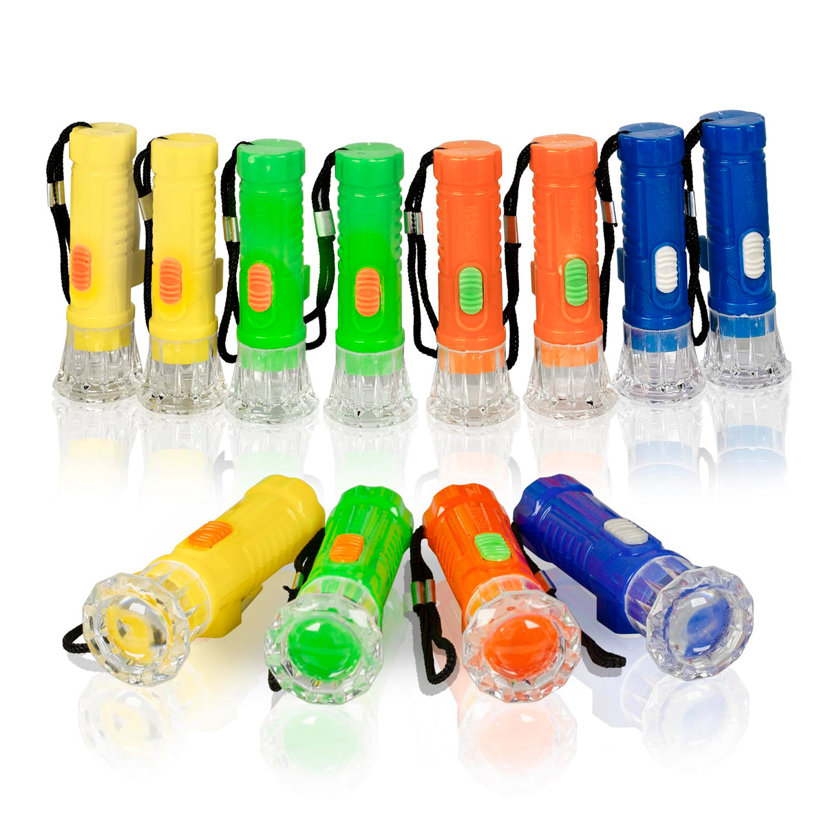 PROLOSO Mini Toy Flashlights with Lanyard LED Pocket Flashlight Toy Se ...
