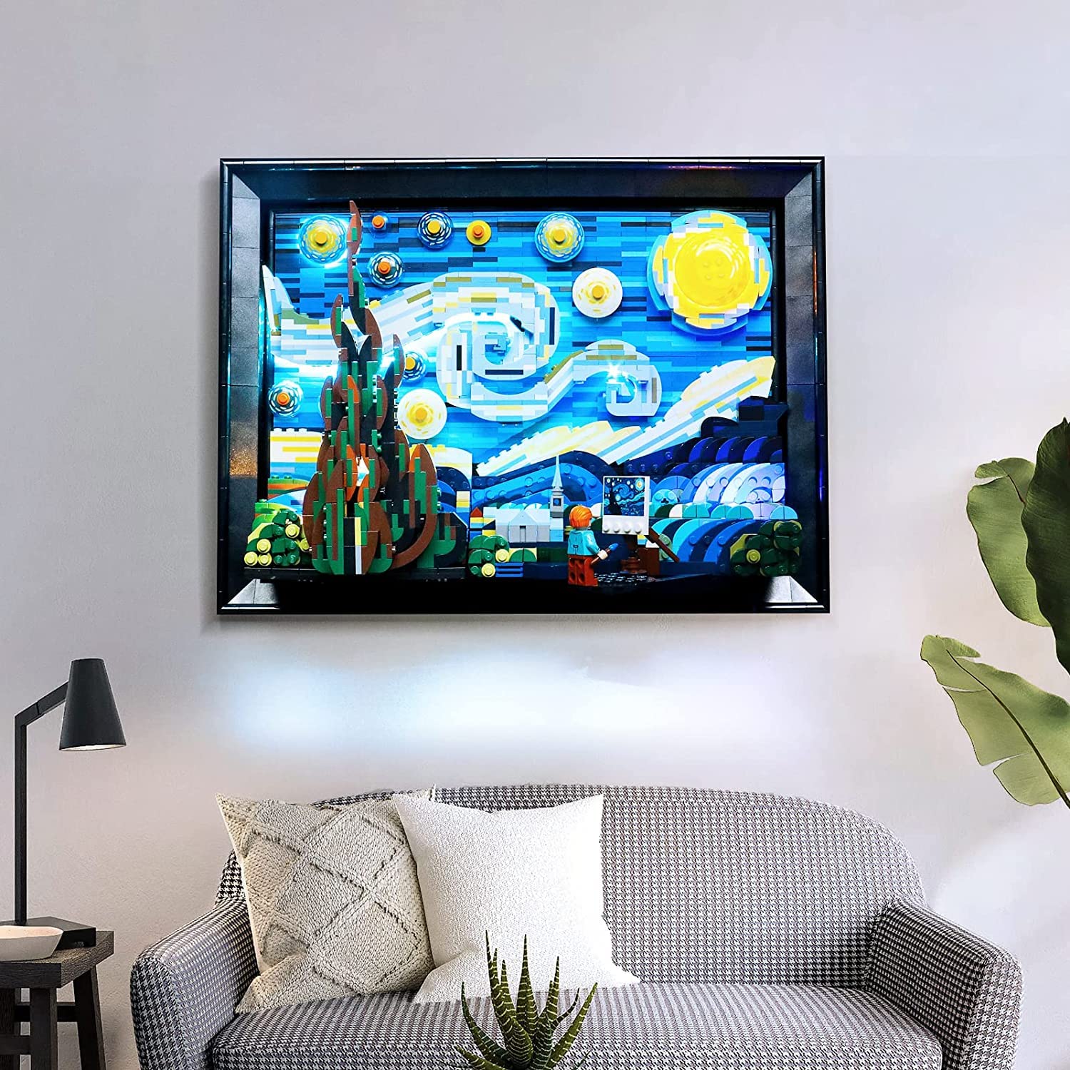 BrickBling LED Light Kit for Lego Starry Night 21333 - Multicolor, Lights Only, Compatible with Van Gogh Model