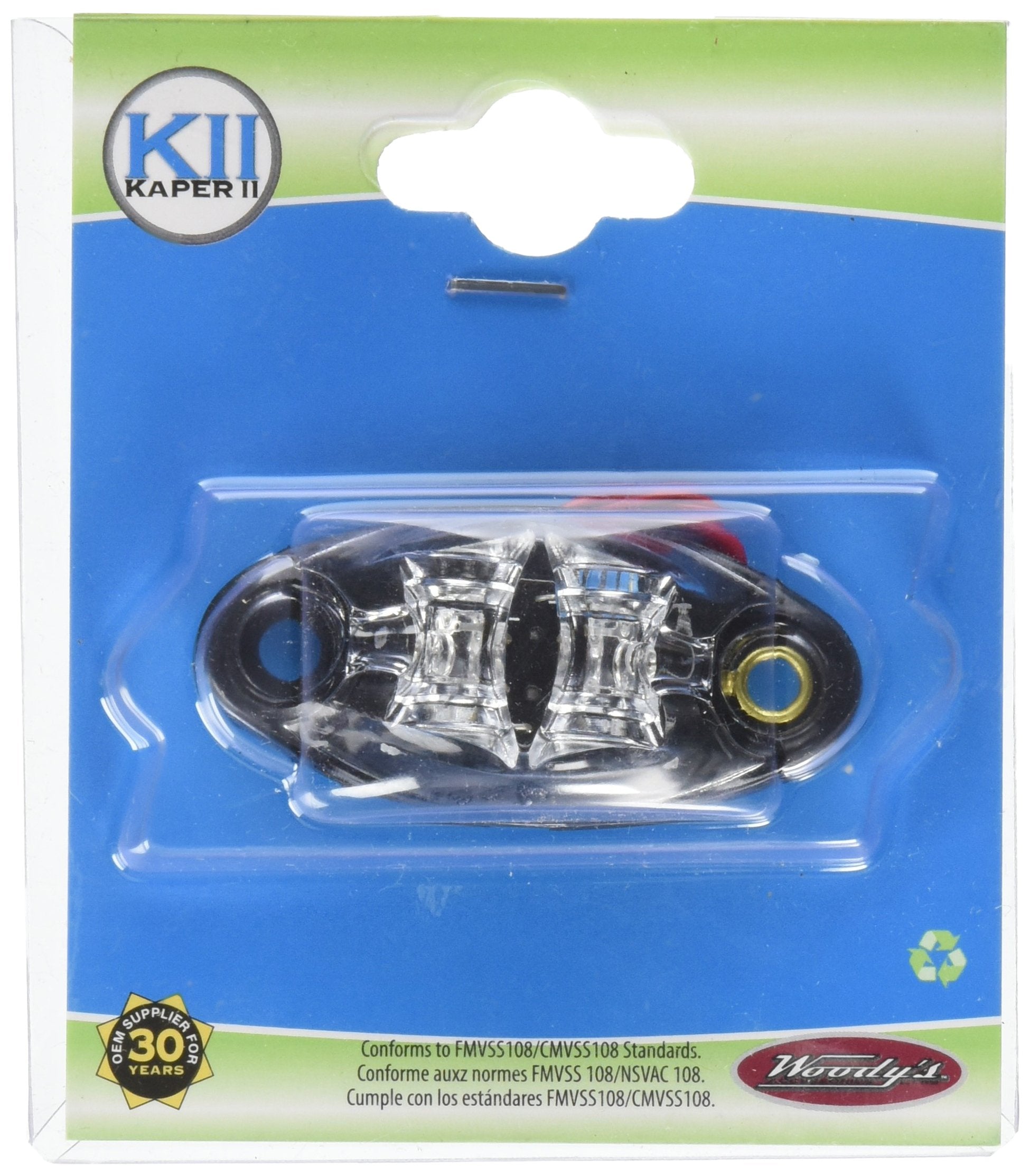 ?????? LED Marker Light 2 Diode Model 52441 Clear/Red