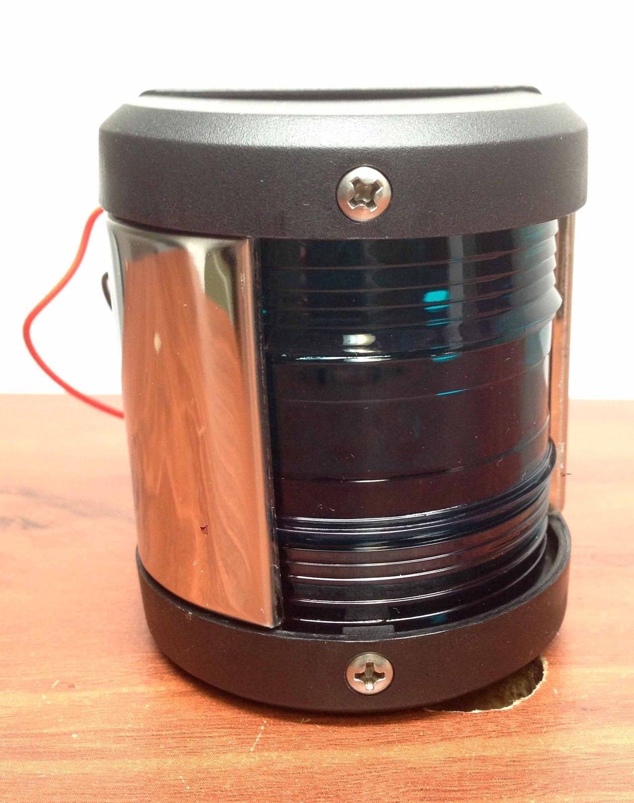 Pactrade Marine Boat Pontoon Led Navigation Light Black Abs Plastic Housing Boats Up To 12M Waterproof Ip:66 Surface Mount 2Nm (Green And Red (Individual))