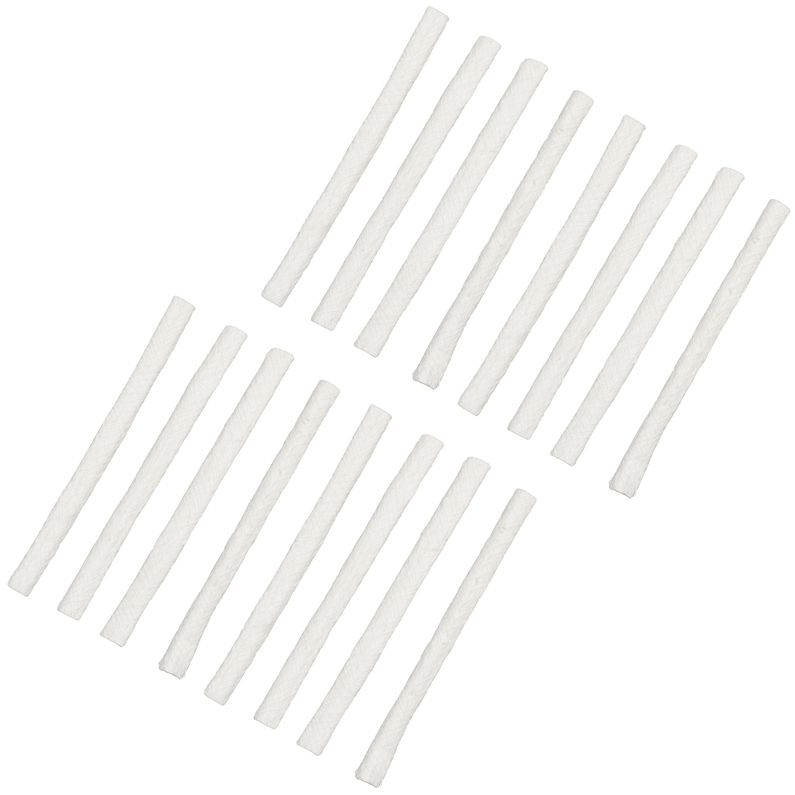 Sunnydaze Replacement Fiberglass Wicks for Outdoor Tiki Torches and Lamps, Set of 16