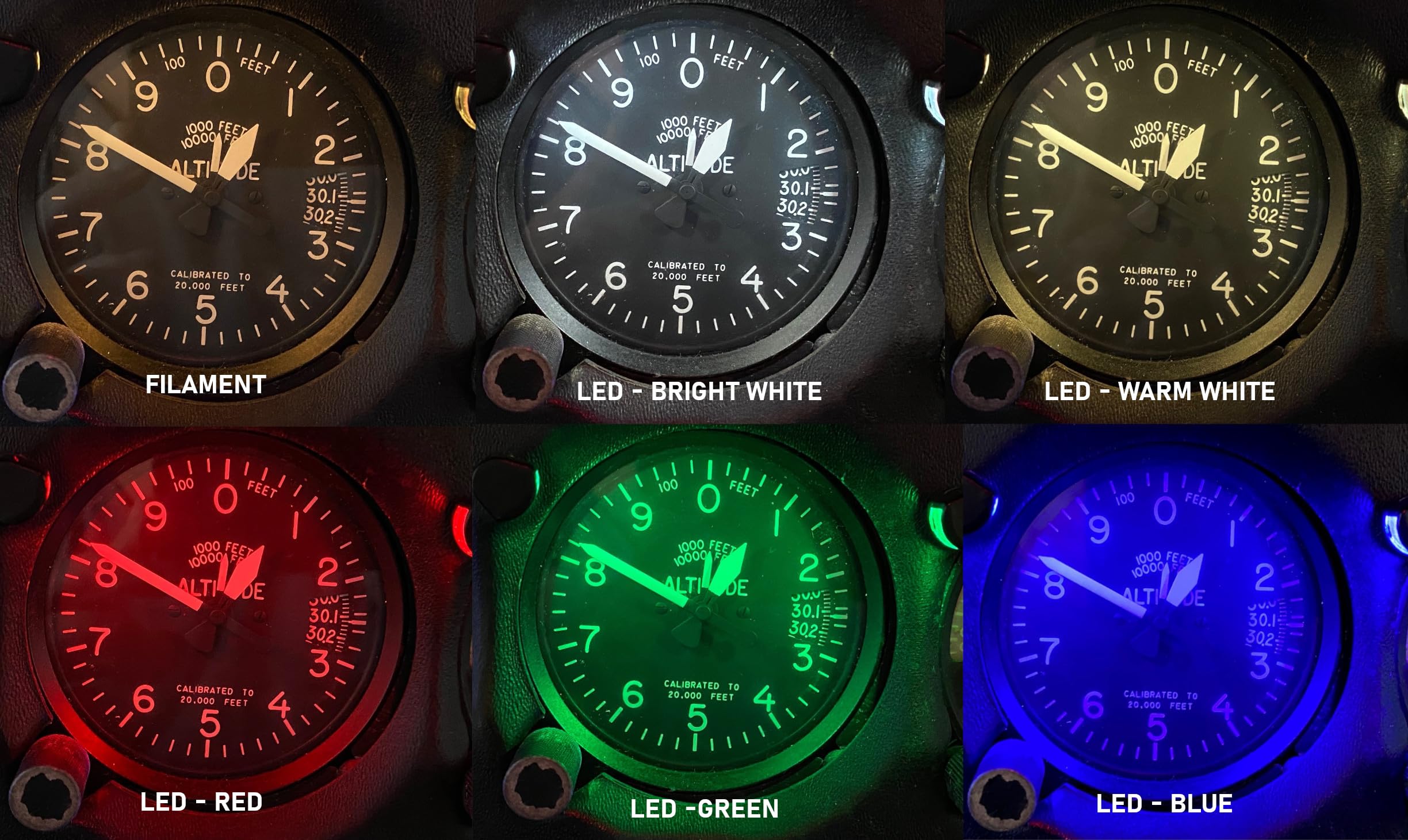 #327 Led Replacement Bulb | 28-Volt Dc | Bi-Polar Contacts | Midget Flanged Base | Replaces Filament Bulb Numbers: 327, 387, 376