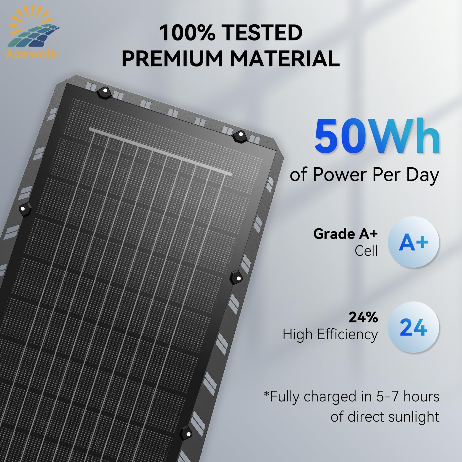 Adewalk 9000W Pro Large Solar Street Lights Outdoor With Thickened Shell, Commercial Grade Street Light Dusk To Dawn, Solar Ligh