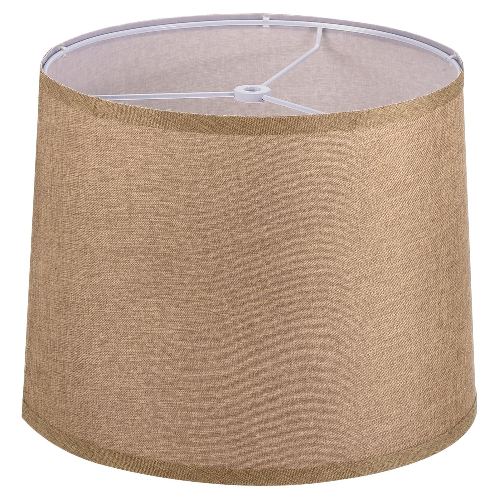 PATIKIL Lamp shades for Table Lamps 11.4 Top x 12.6 Bottom x 9.8 High Drum Lamp shades for Floor Lamps Medium Linen Lampshade Ea