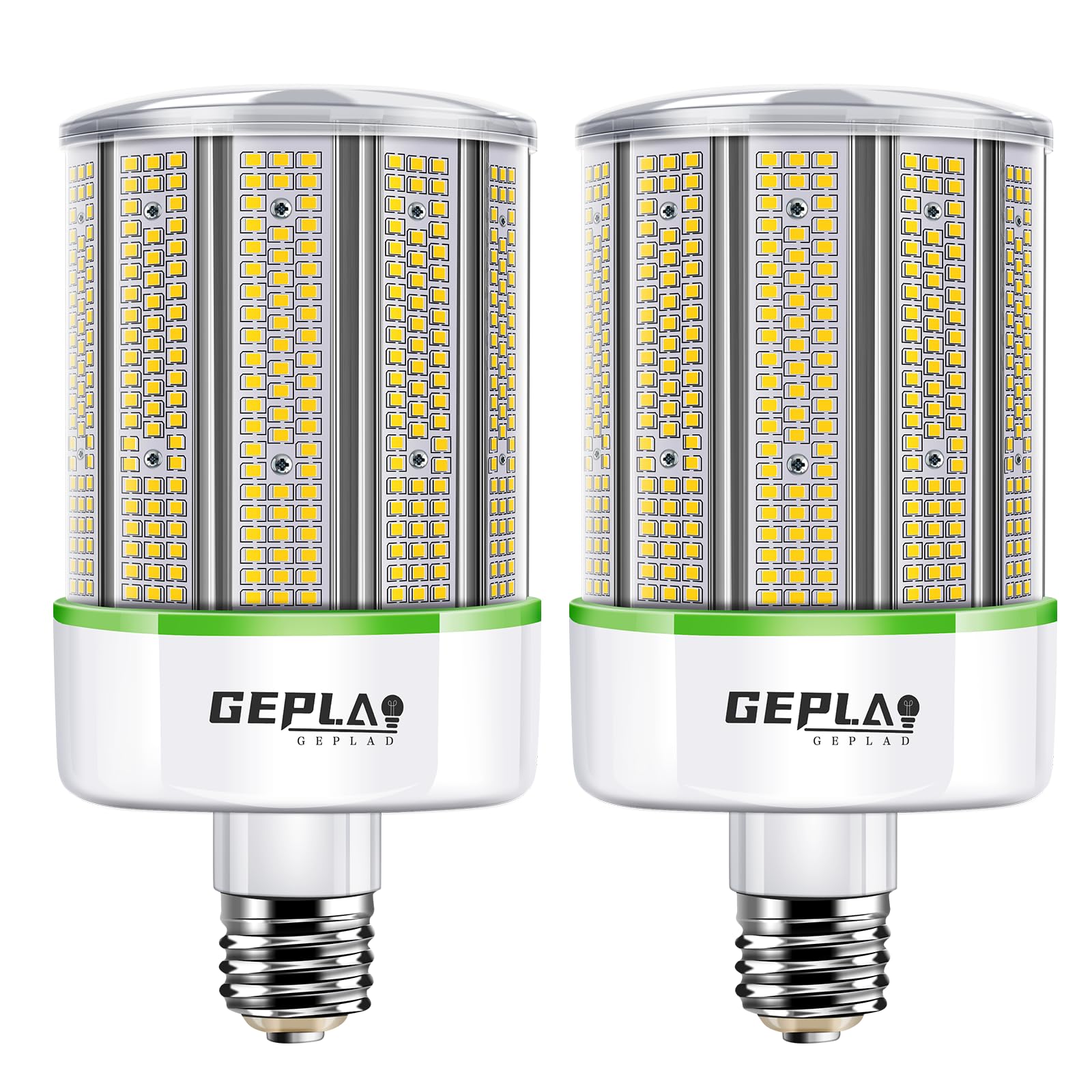 2-Pack 250W E39 Mogul Base Led Bulb, 5000K Daylight 35,000Lm Led Corn Light Bulb(Eqv.1000W Mh/Hps/Hid), For Garage Factory Works