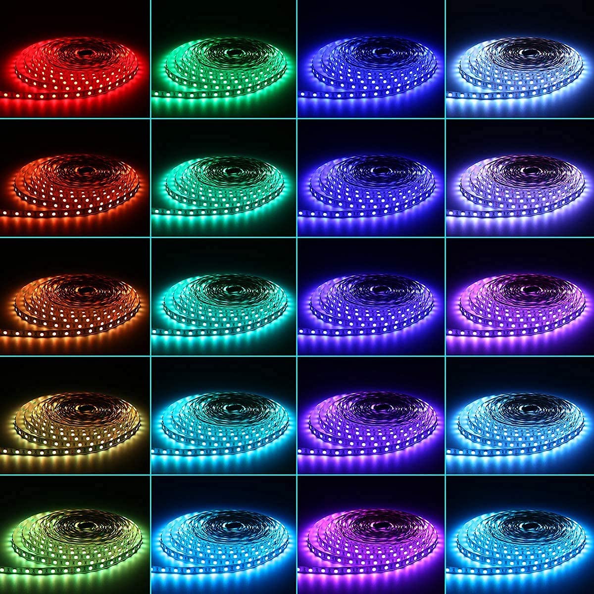 Aled Light 5050 Rgb Led Strip Kit, 10M/600Leds, Non-Waterproof, Color Changing, Model Al103001, Includes Ir Remote & Power Supply