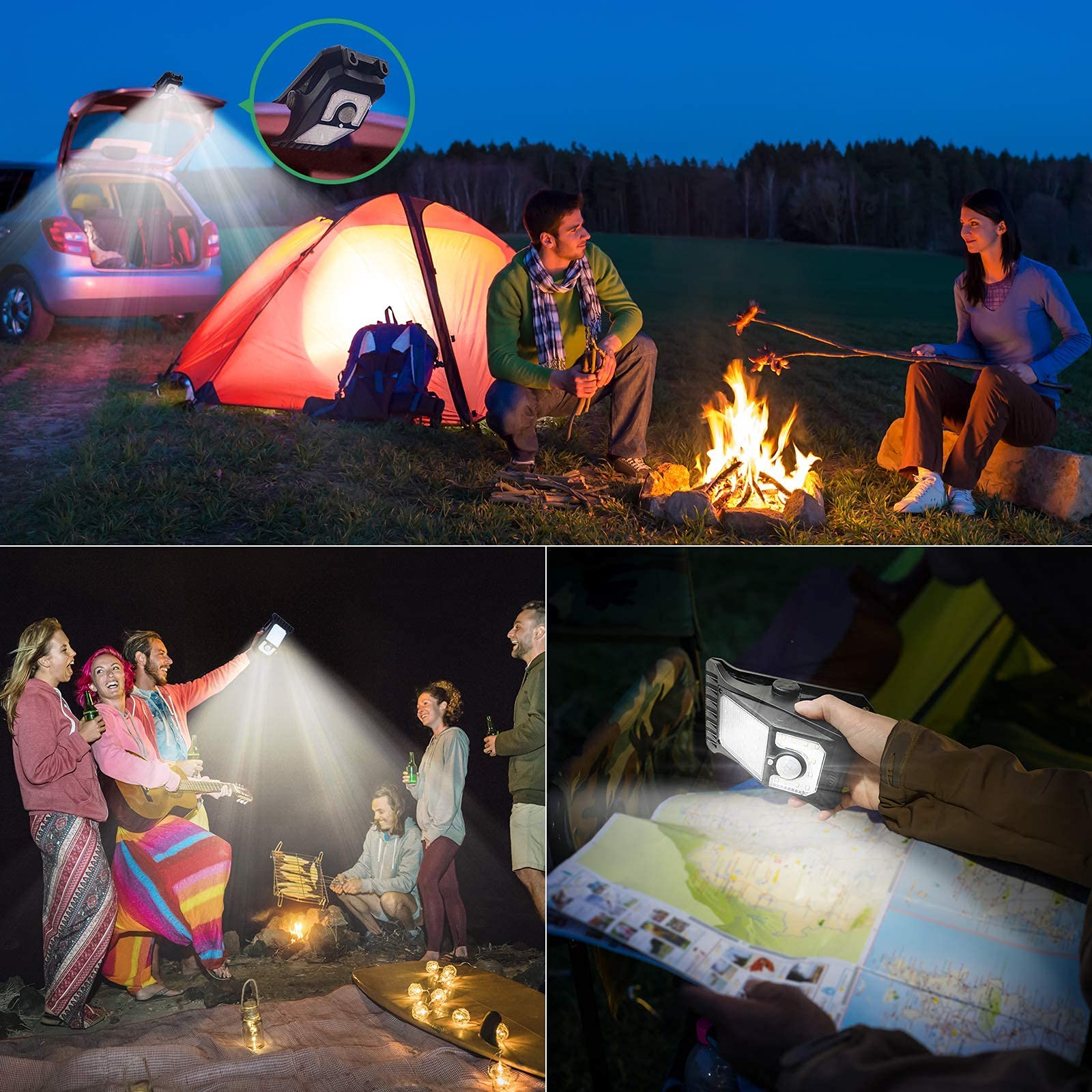 Tryme 45Led Solar Motion Sensor Lights - Ip65 Waterproof, 3 Modes, 2 Pack For Outdoor Security