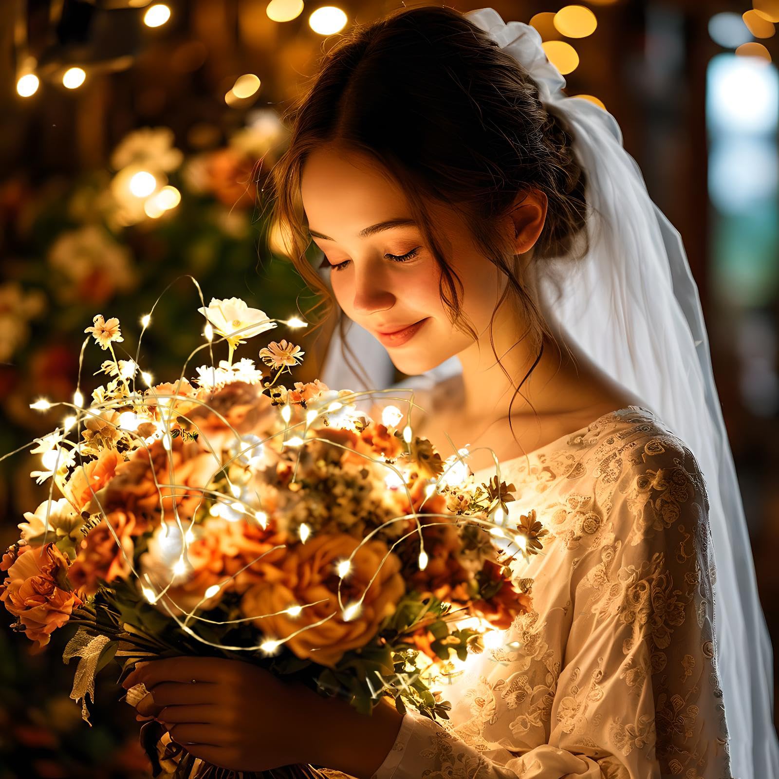 Etinga 6 Pack 7Ft 20 Led Battery Operated Fairy Lights, Warm White Mini String Lights With Silver Wire, Twinkle & Firefly Lights For Mason Jars, Wedding, Party, Christmas Decoration, Centerpieces
