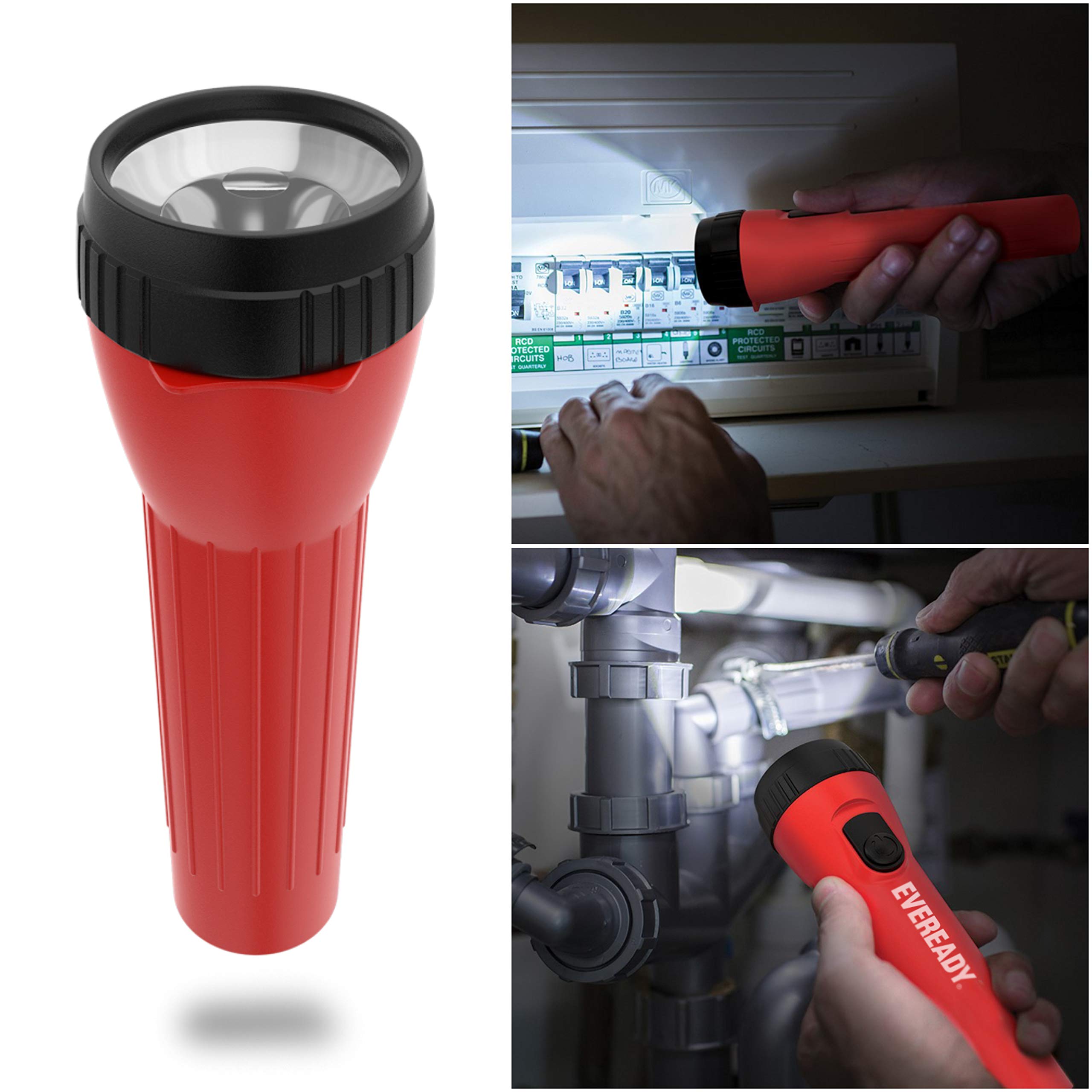 Eveready Led Flashlights 4-Pack - Bright Emergency Lights With Aa Batteries For Camping