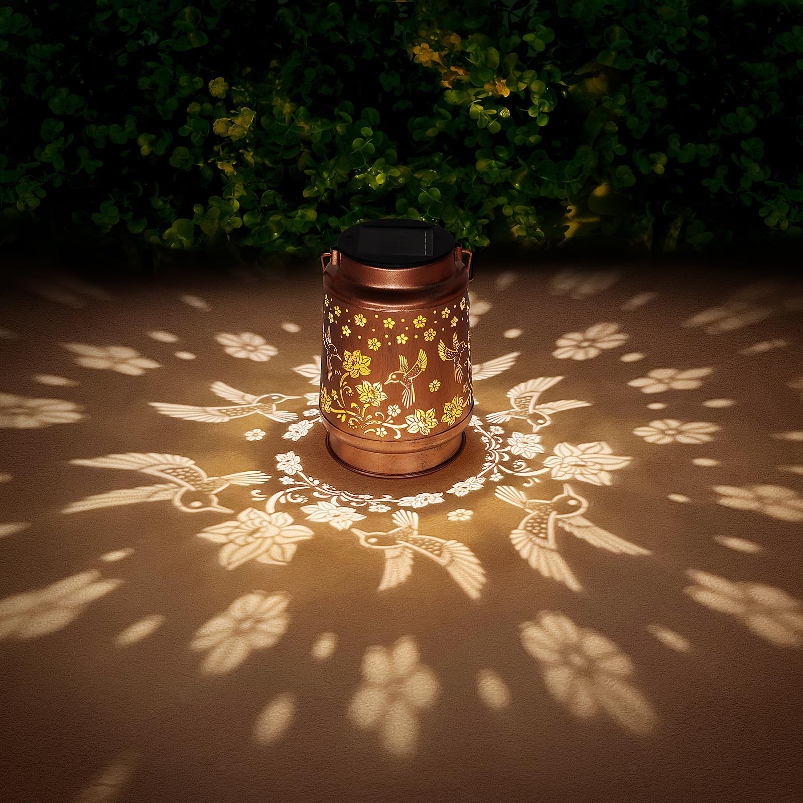 2 Pack Solar Lanterns Outdoor Waterproof Hummingbird Garden Decor Birthday Gifts For Women Mom Grandma Hanging Solar Lights Meta