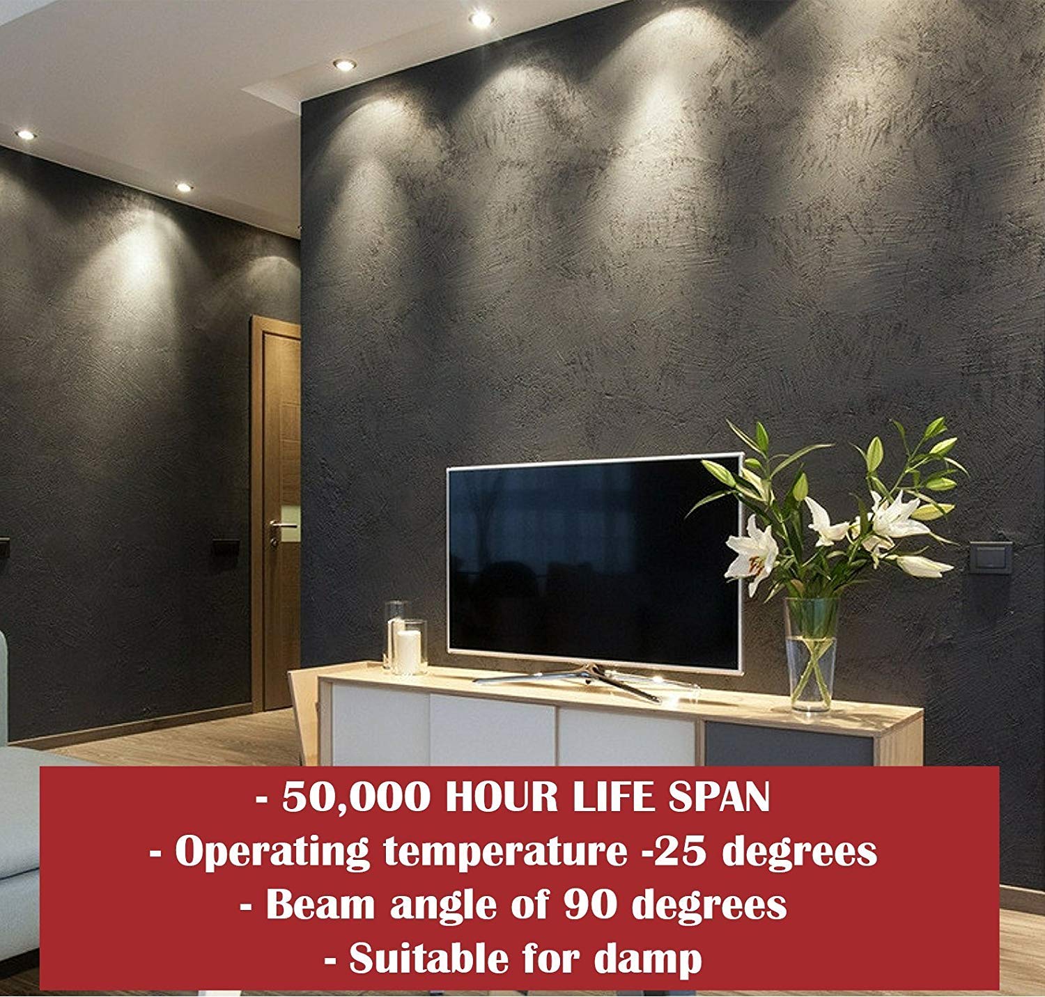 Volt6 Led Emergency Lighting Remote Head 12V Dc 2W Per Head (2 Watts (1 Head))