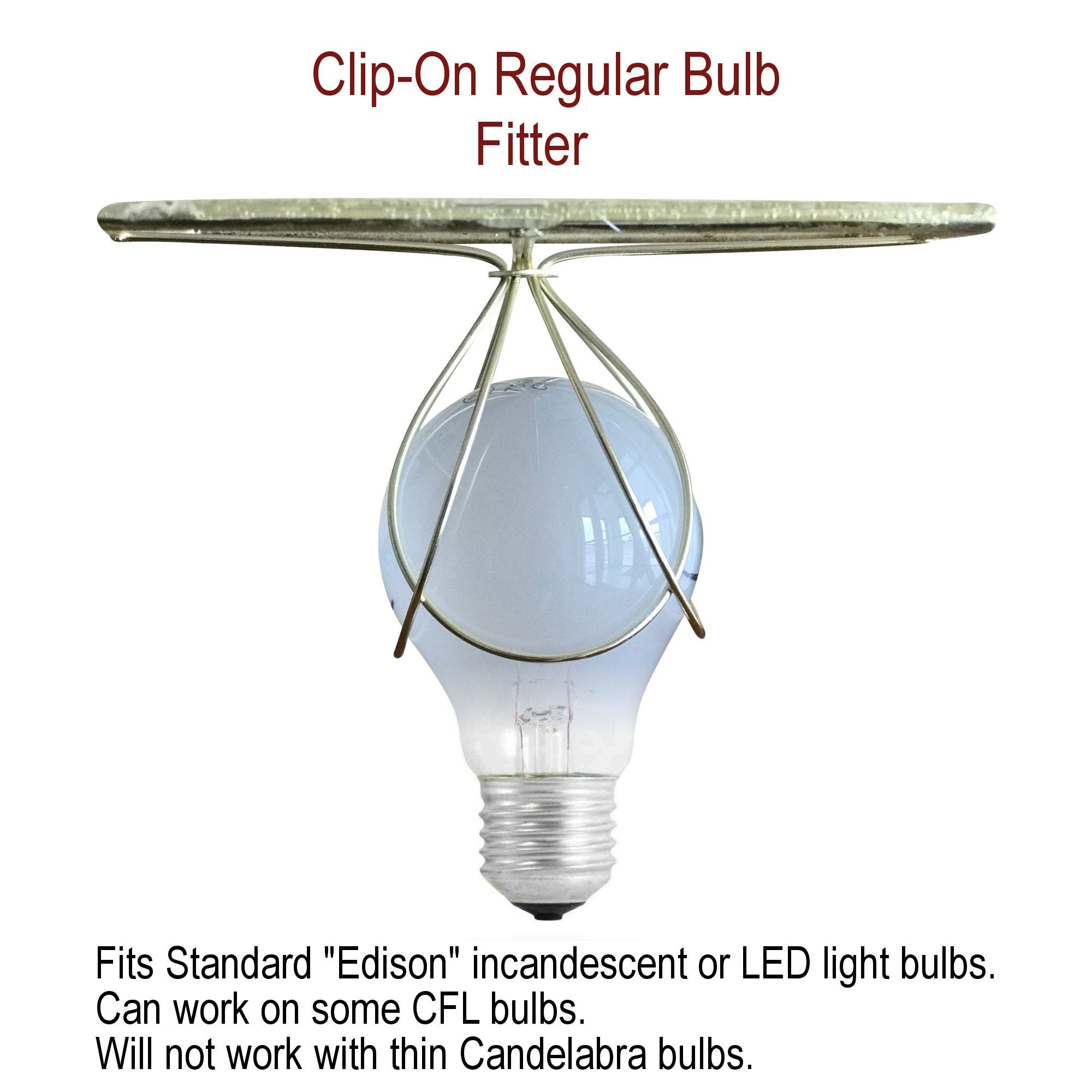 HomeConcept 5x8x7 Empire Linen Edison Clip On Lampshade Kale Green - Wood, Porcelain, Steel, Metal, Glass