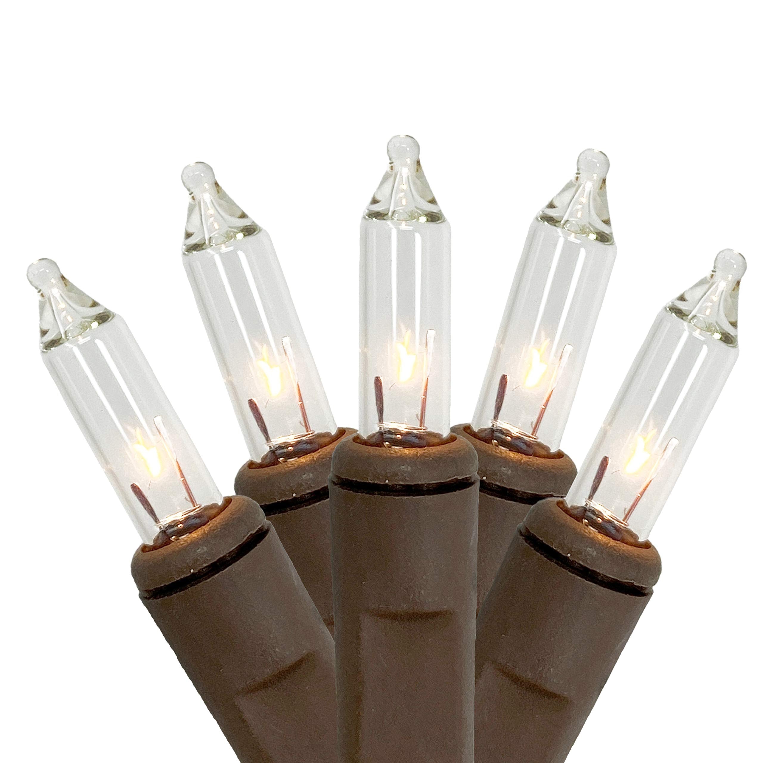 Vine Lights 50Lt Mini String Light Set, Model 2270-02, Clear Cadmium