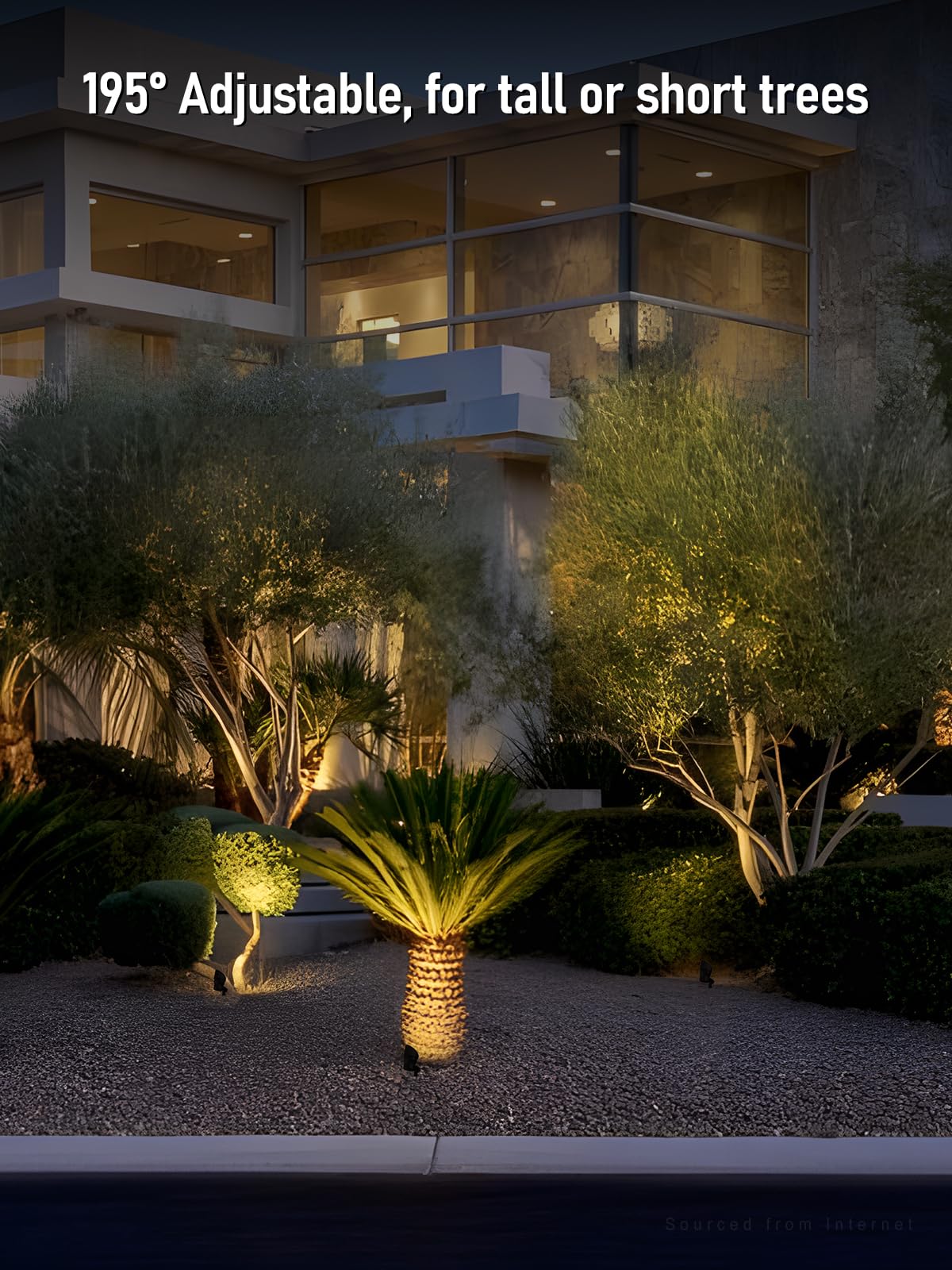 Leonlite 8-Pack 3Cct Low Voltage Led Landscape Spotlight, 3000K/4000K/5000K Selectable, 4W 12V Pathway Lights Outdoor Cri90+, Al