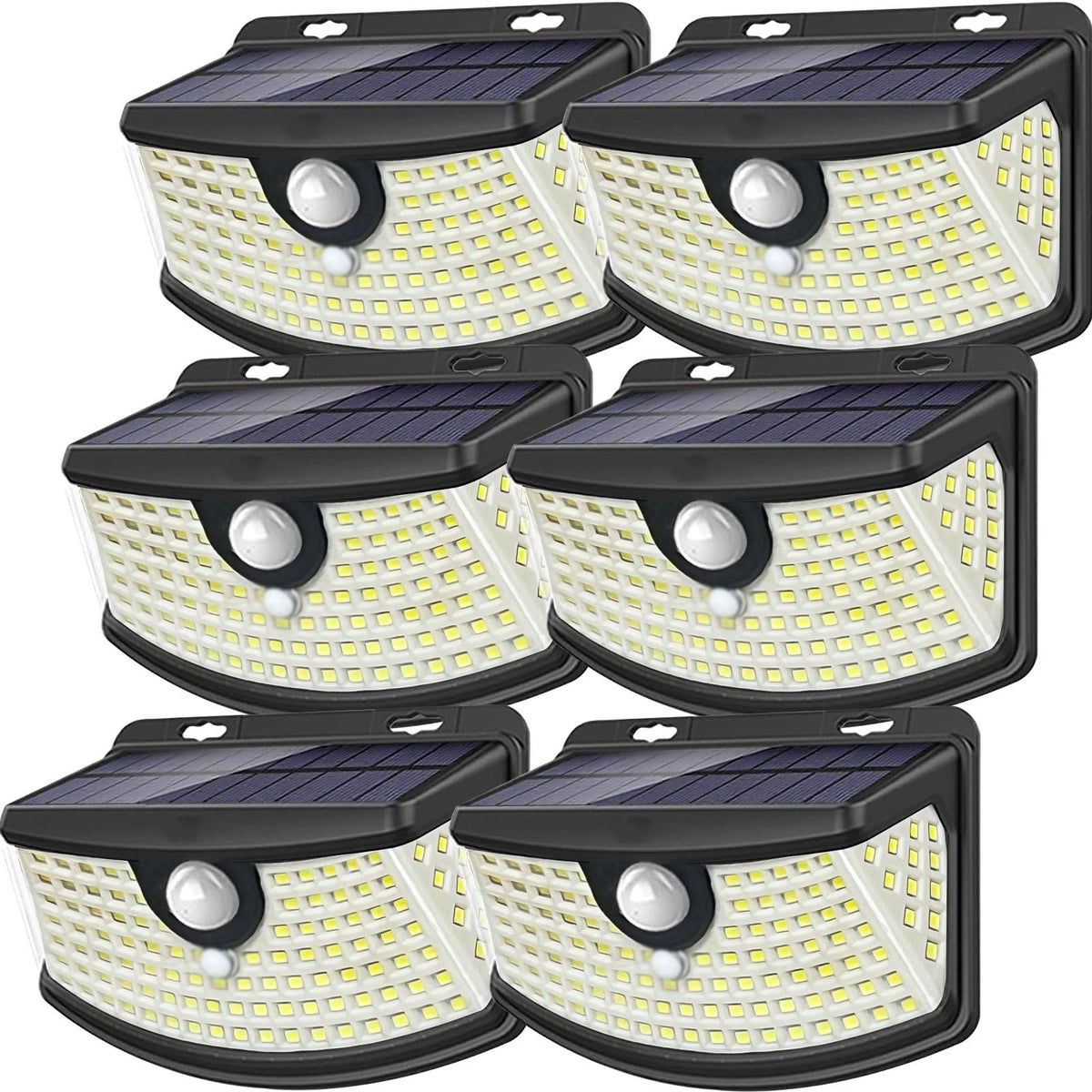 Aootek New Solar Motion Sensor Lights 120 LEDs with Lights Reflector,270? Wide Angle, IP65 Waterproof, Step Lights for Front Doo