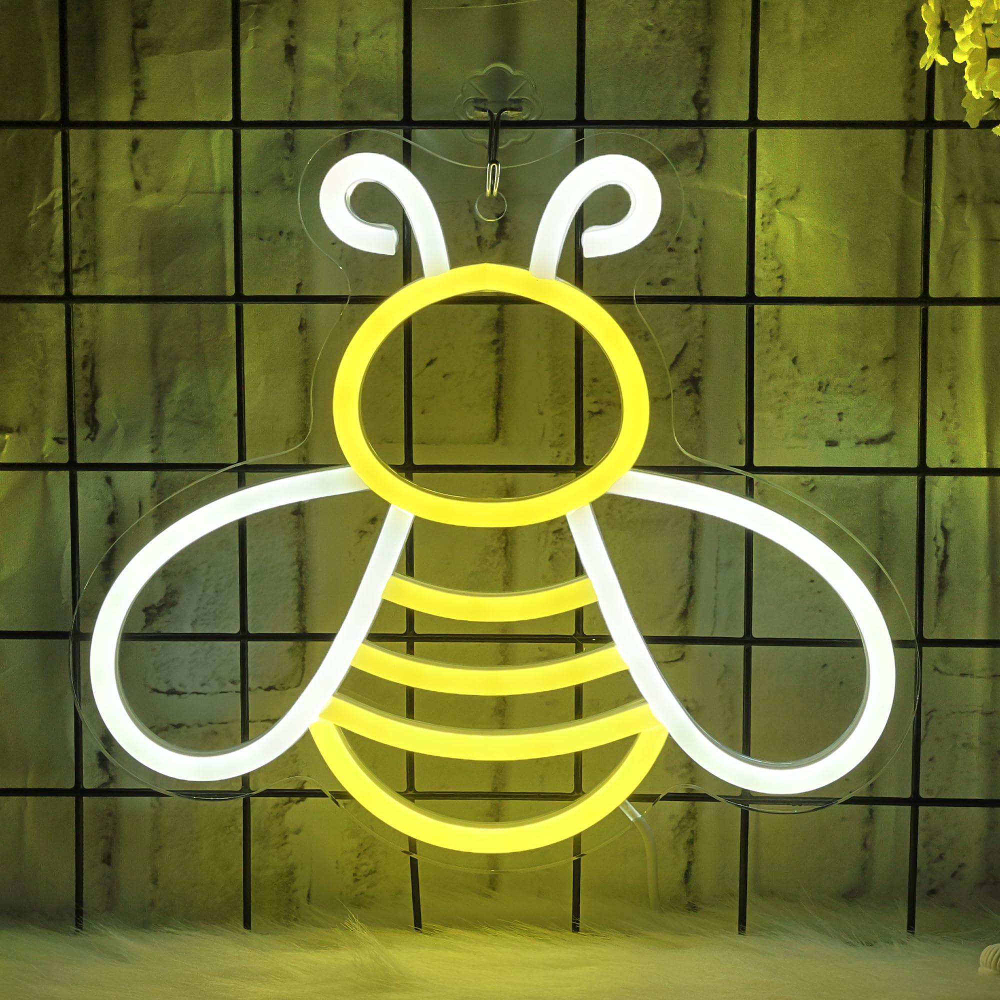 CoolGift Mart Neon Sign - Dimmable Honey Light Wall Decor, Multicolor, Model FS-LT