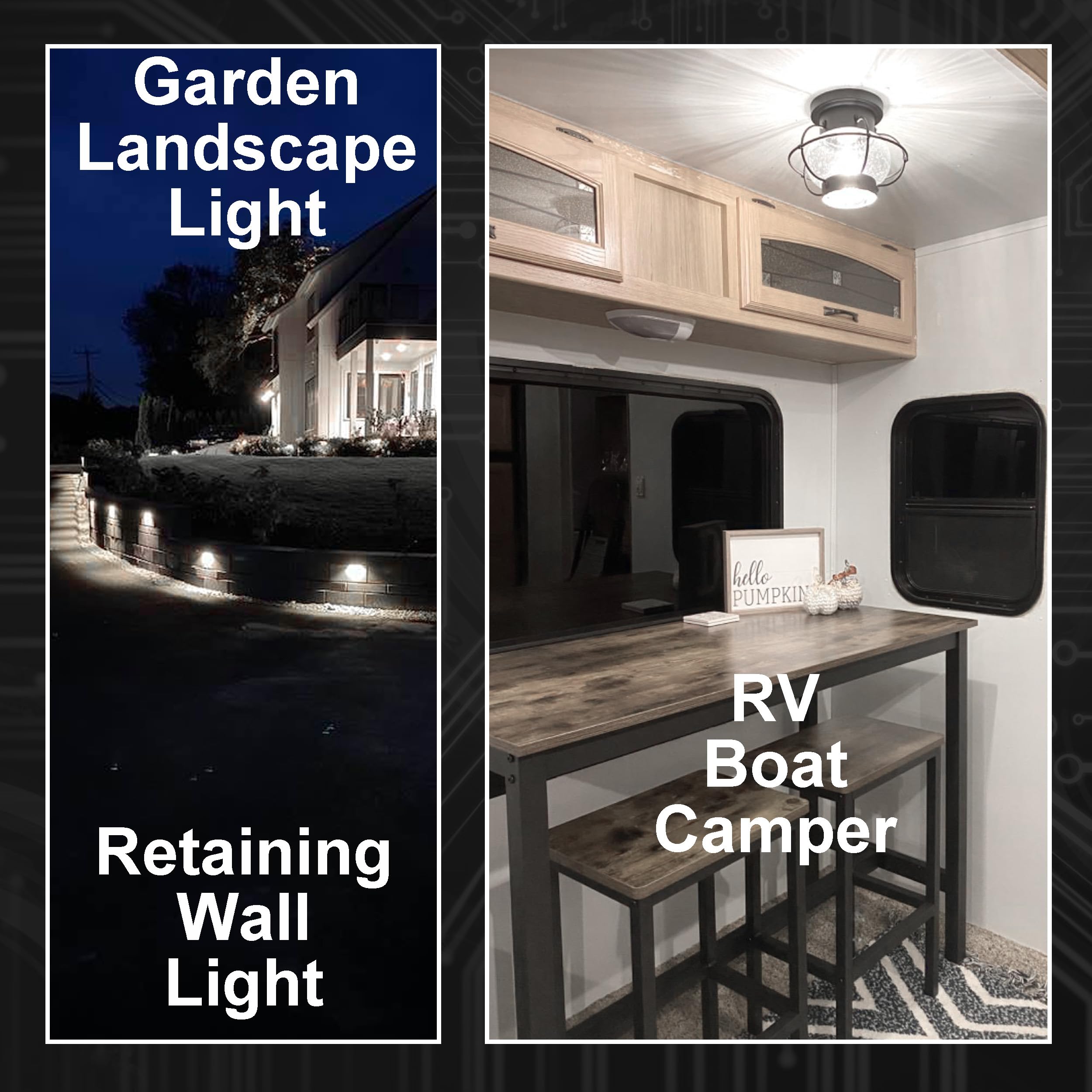 Hylroe 12V 40W E12 Led Candelabra Light Bulbs 4W Daylight White 6000K 450Lm Low Voltage Ac12-24V/Dc10-30V For Rv Camper Marine B