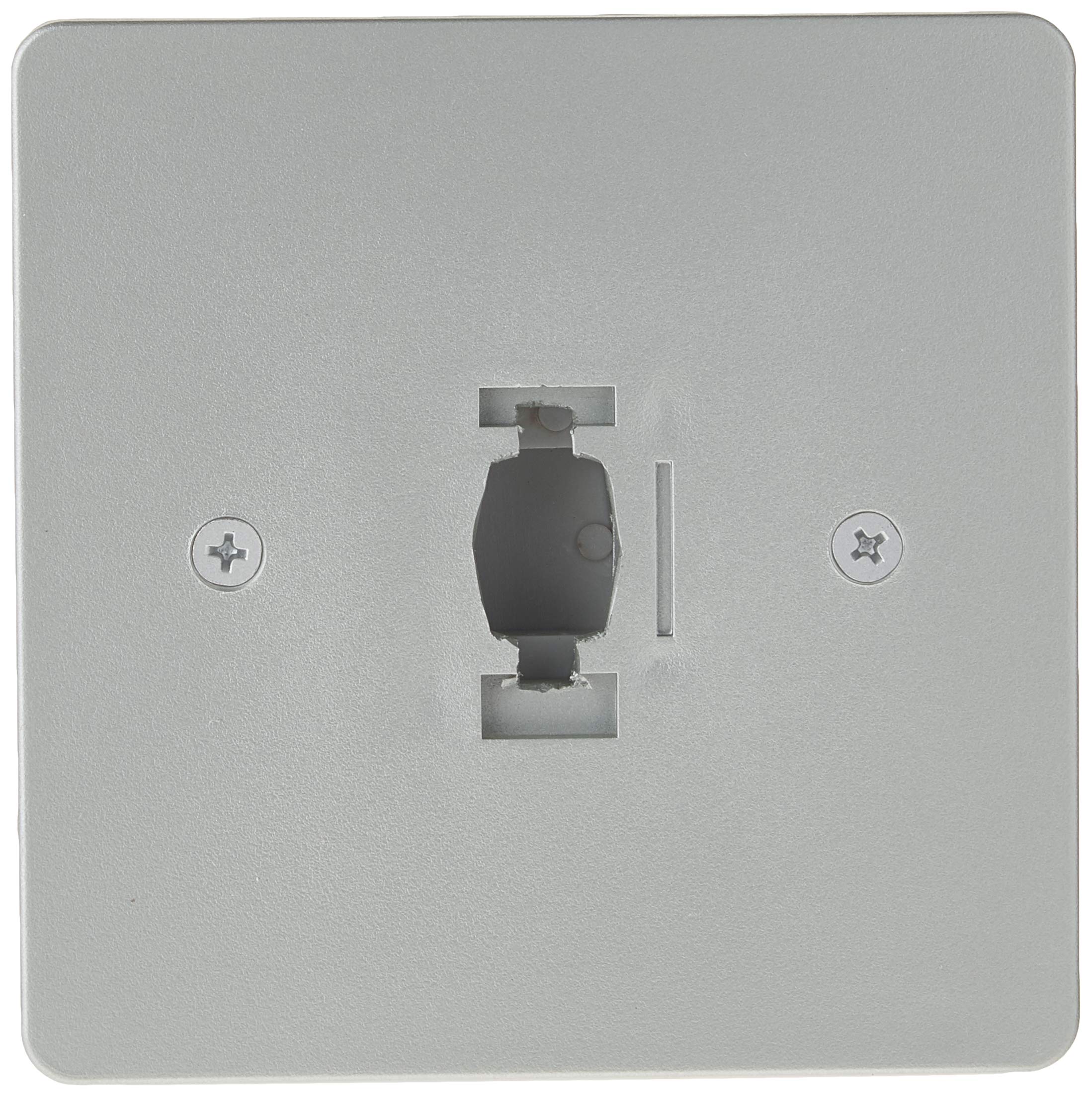 Cal MONOPOINT Line Voltage Light Fixture, Alloy Steel, Brushed Steel, Model HT-293-BS