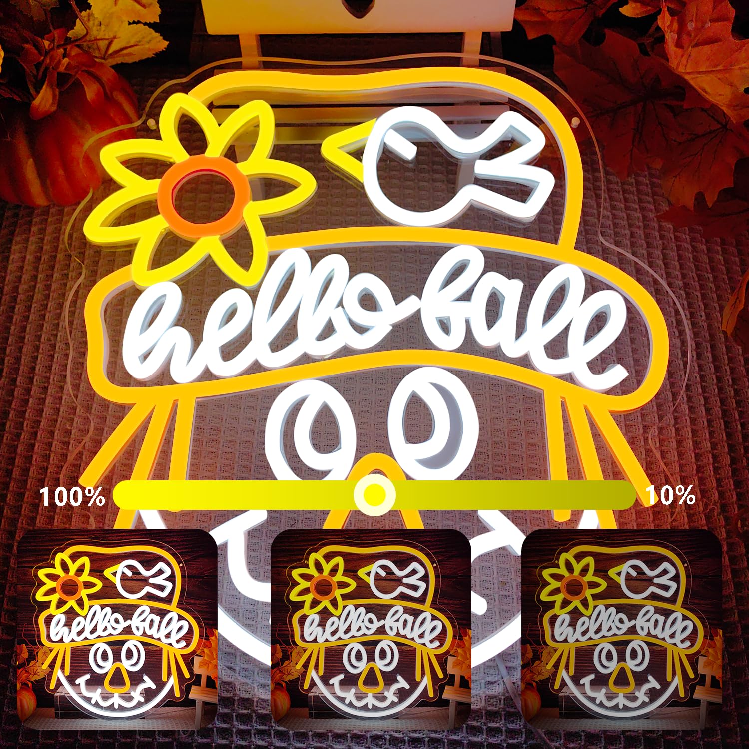 Happy Thanksgiving Neon Sign Fall Neon Sign Dimmable Neon Thanksgiving Sign For Wall Decor Thanksgiving Neon Window Lights For Bedroom Living Room Home Decor Party Gift