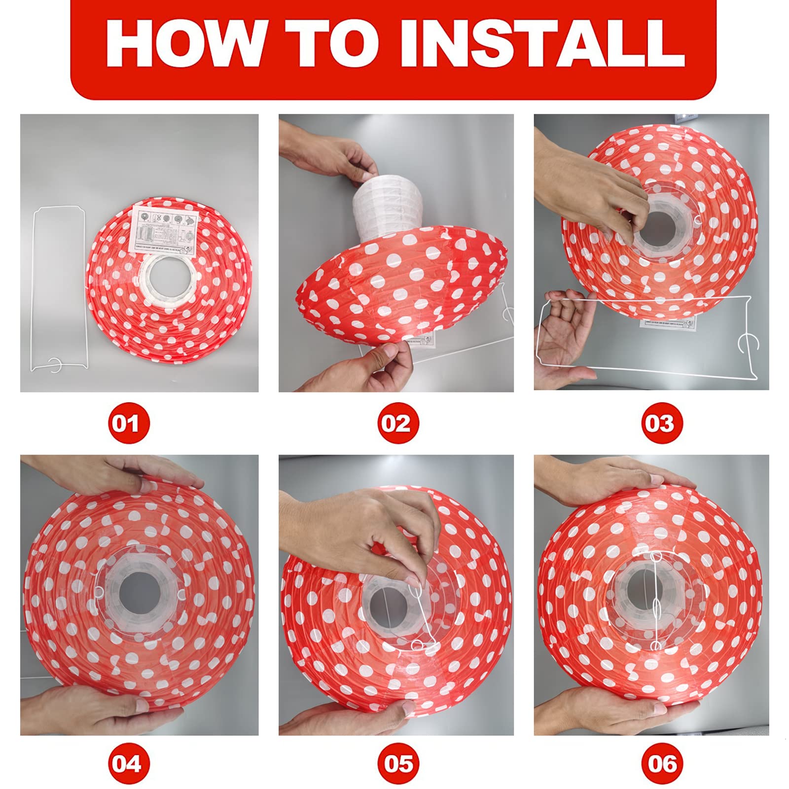 8Pcs Mushroom Shaped Paper Lantern,Forest Jungle Wonderland Themed Party Decor,Mushroom Lantern Hanging 3D Foldable Paper Lanter