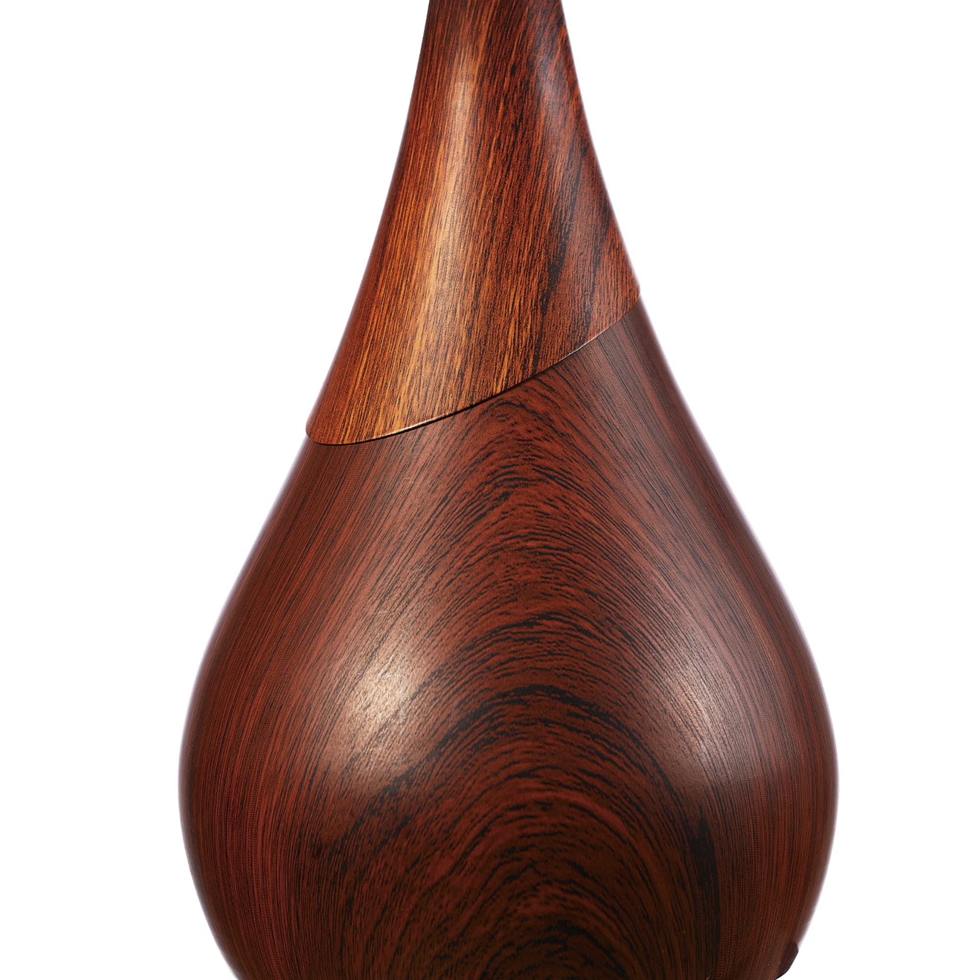 Globe Novogratz X Electric 65862 Harrington 20'' Table Lamp, 2-Tone Faux Wood, White Cotton Shade