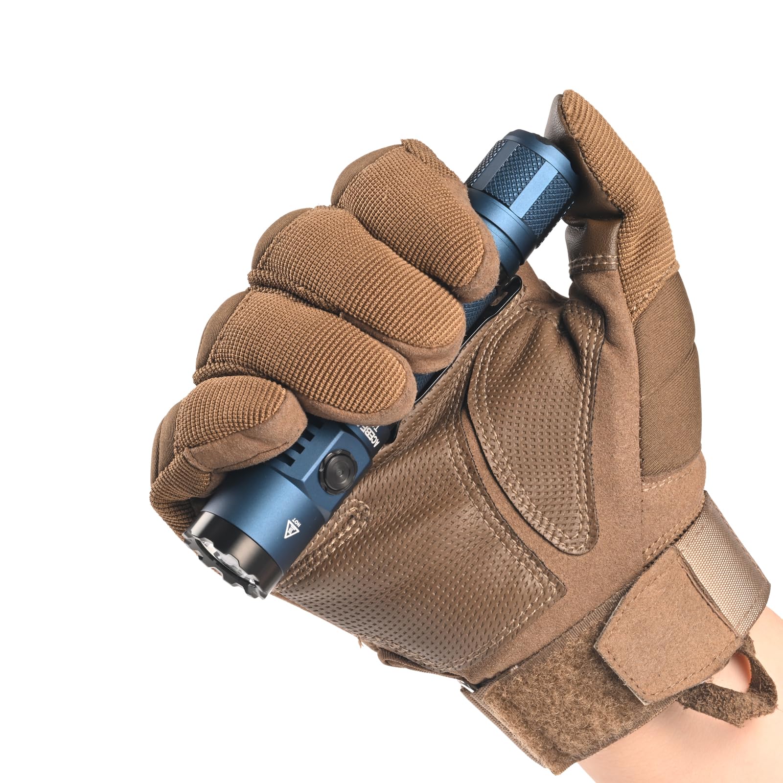 ACEBEAM T35 Tactical EDC Flashlight Gifts for Men, 1600 High Lumens Flashlight Rechargeable, Dual Switches Tactical Flashlight,