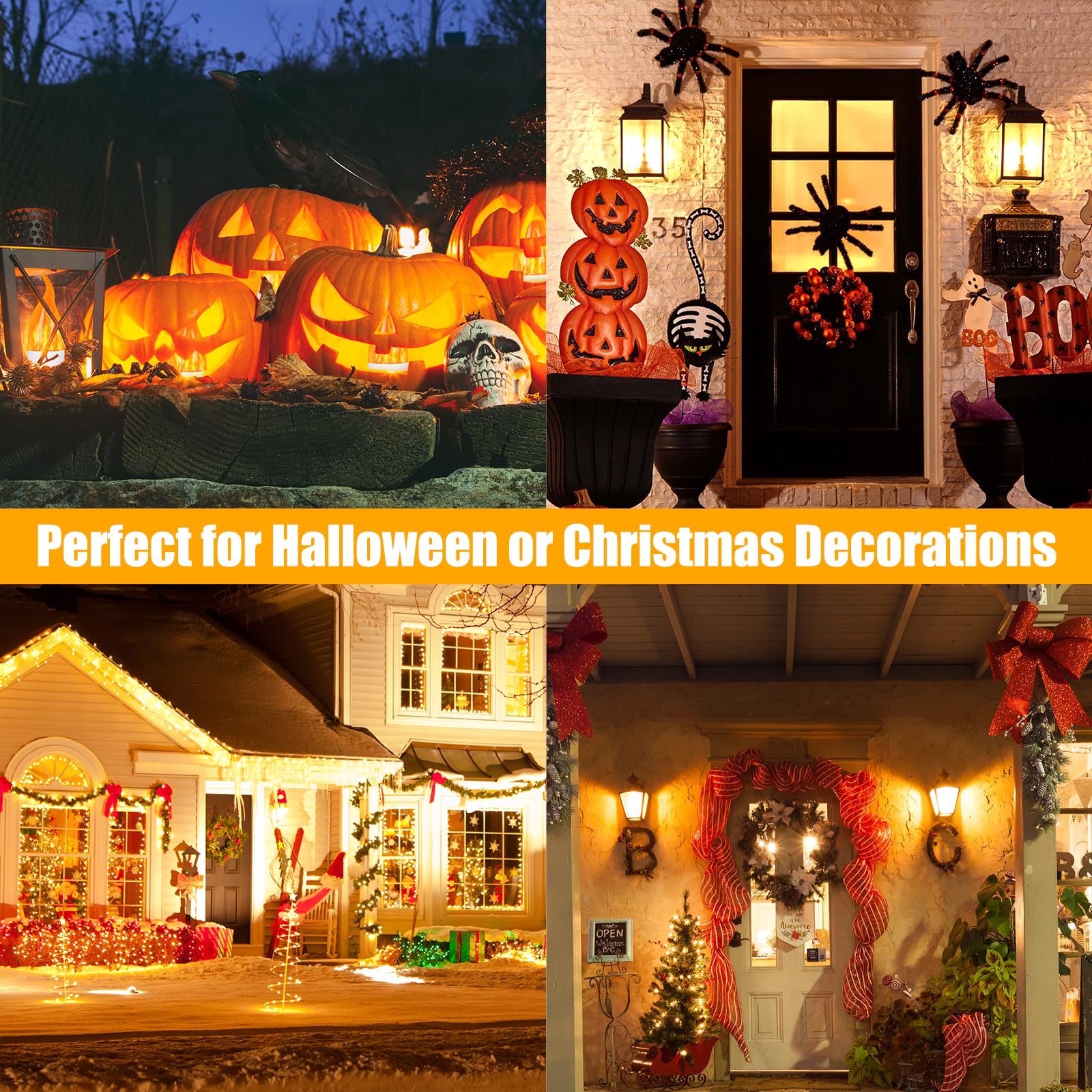 Myogrip E12 Led Flame Light Bulbs, 3 Modes Flickering Light Bulbs, Candelabra Candle Fire Light Bulb For Home Party Patio Indoor Outdoor Halloween Decorations (6 Pack)