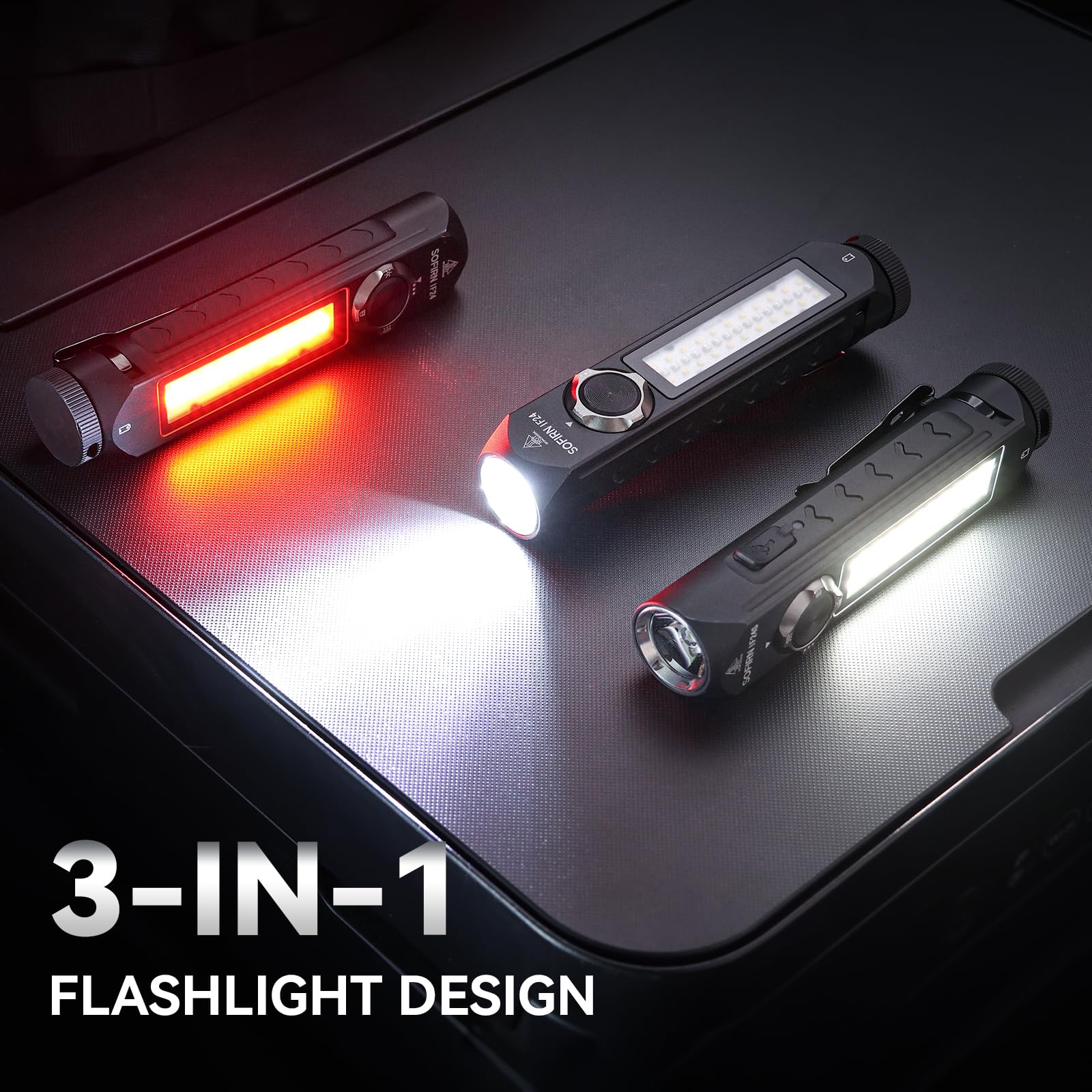 Sofirn If24 2000Lm Rechargeable Flashlight - Compact Led Work Light, Magnetic Edc, Aluminum