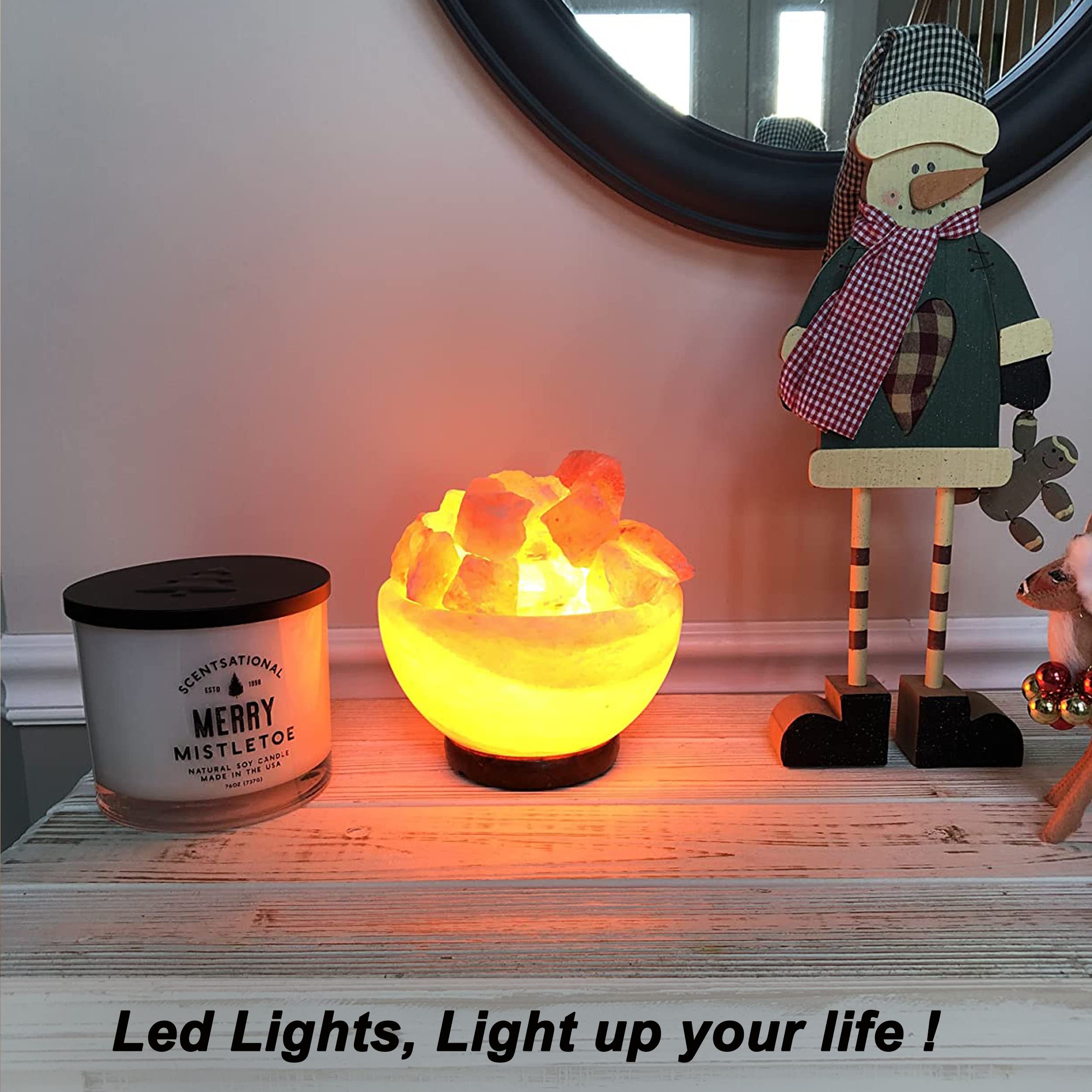 Alide E12 Led Candelabra Light Bulbs 6W C7,Replace E12 60 Watt Halogen Equivalent,Warm White 2700K T6 110V 120V Small Base E12 L