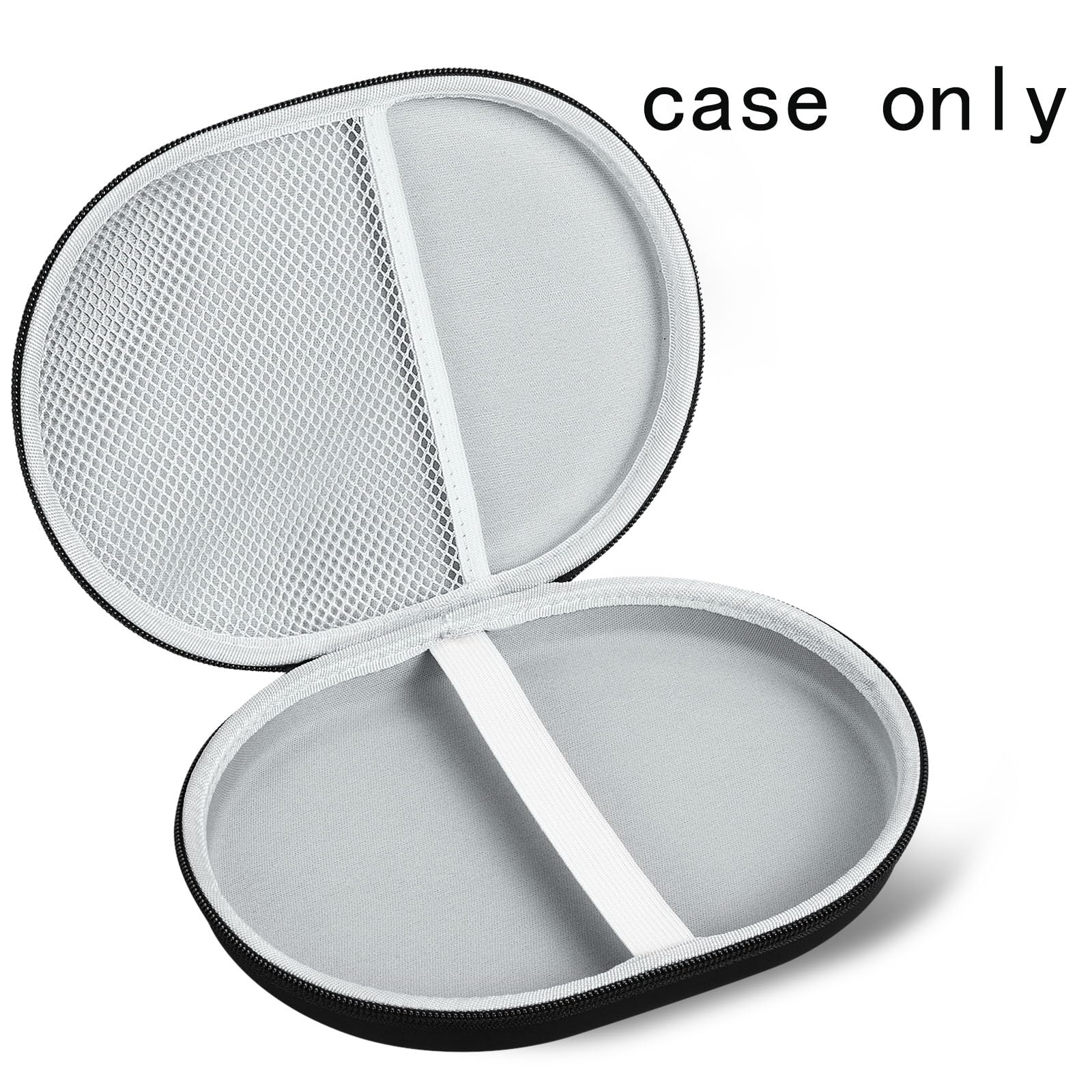 maitexi LED Neck Reading Light Case - USB Rechargeable Storage Box, Black, Model 000-7, Compatible with Glocusent, Gritin, Vekkia, EastPin,